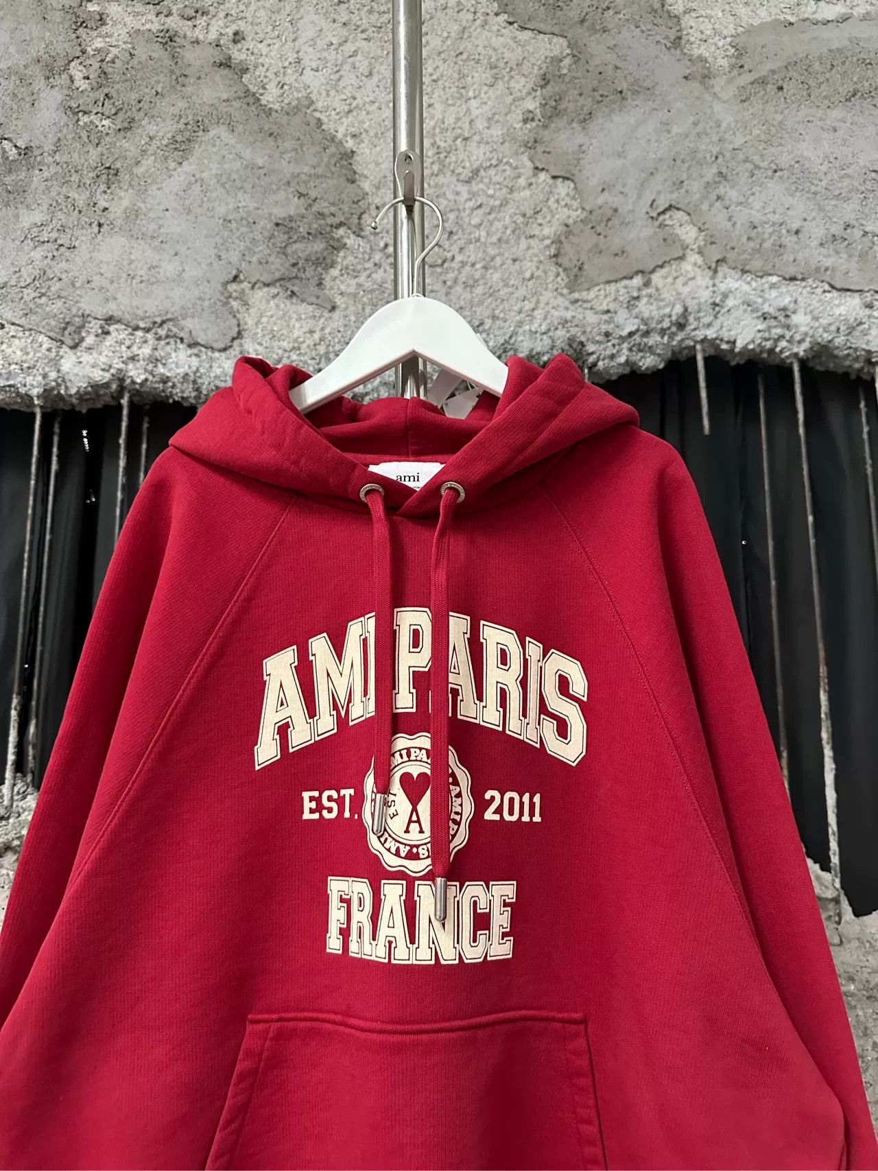 AMI Ami Paris Logo Hoodie Size L Size US L / EU 52-54 / 3 - 4 Thumbnail
