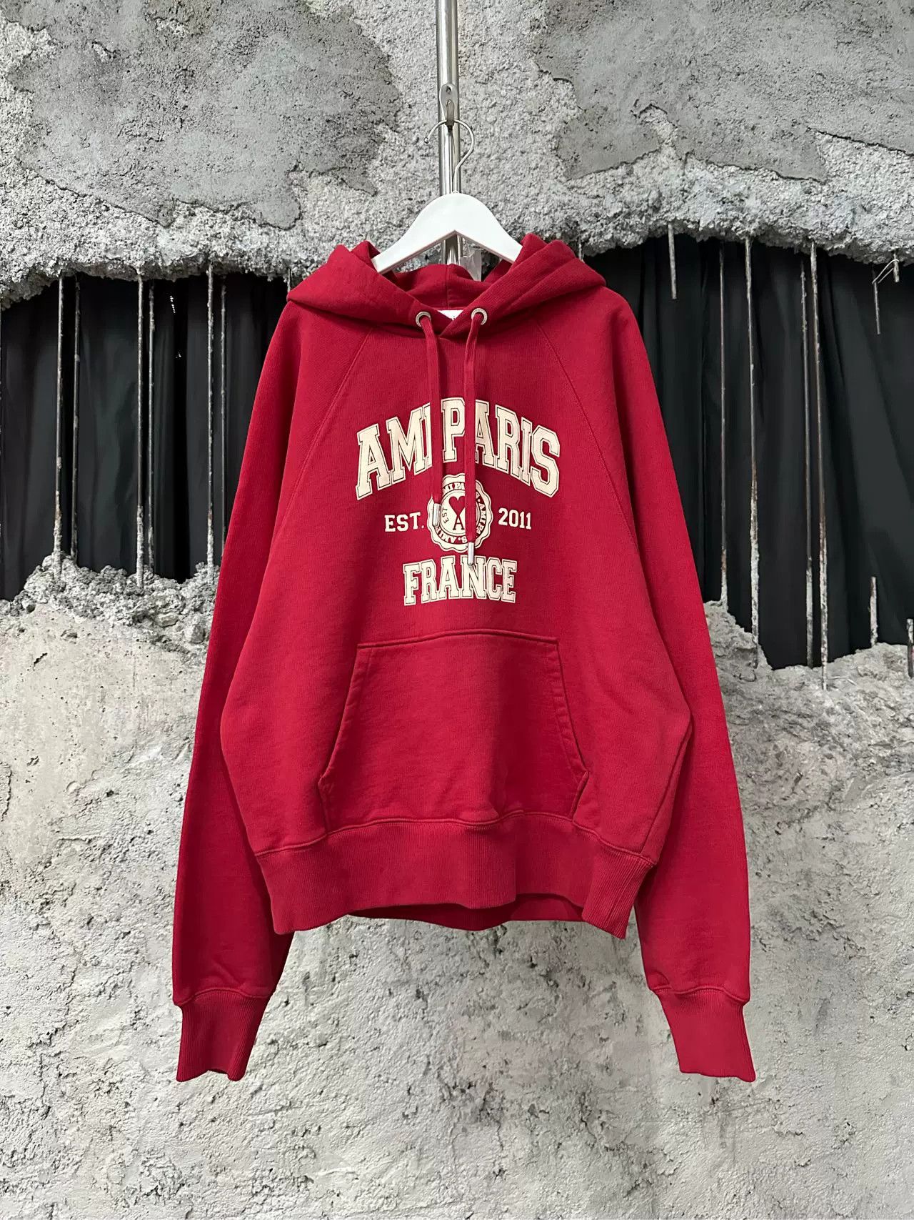 AMI Ami Paris Logo Hoodie Size L Size US L / EU 52-54 / 3 - 2 Thumbnail