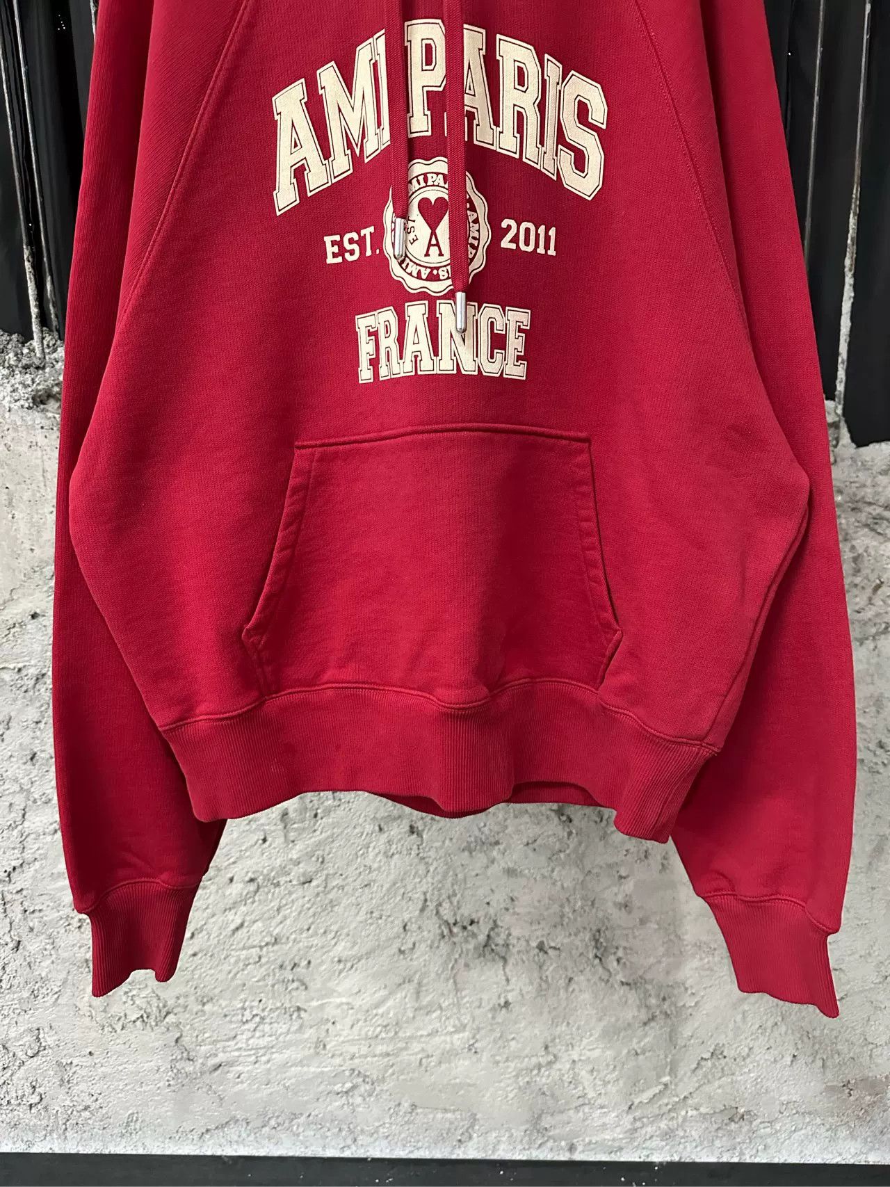AMI Ami Paris Logo Hoodie Size L Size US L / EU 52-54 / 3 - 5 Thumbnail