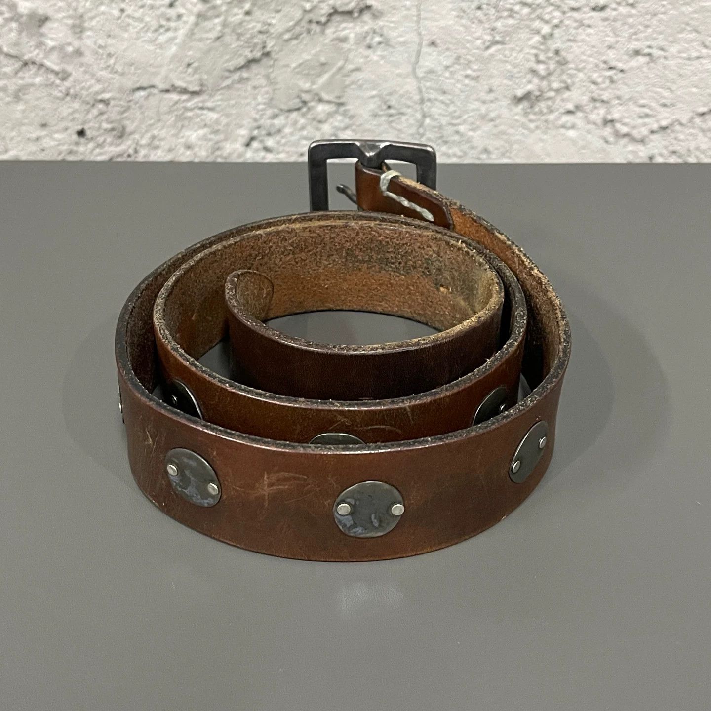 Visvim Visvim Studded Leather Belt Size 40 - 5 Thumbnail