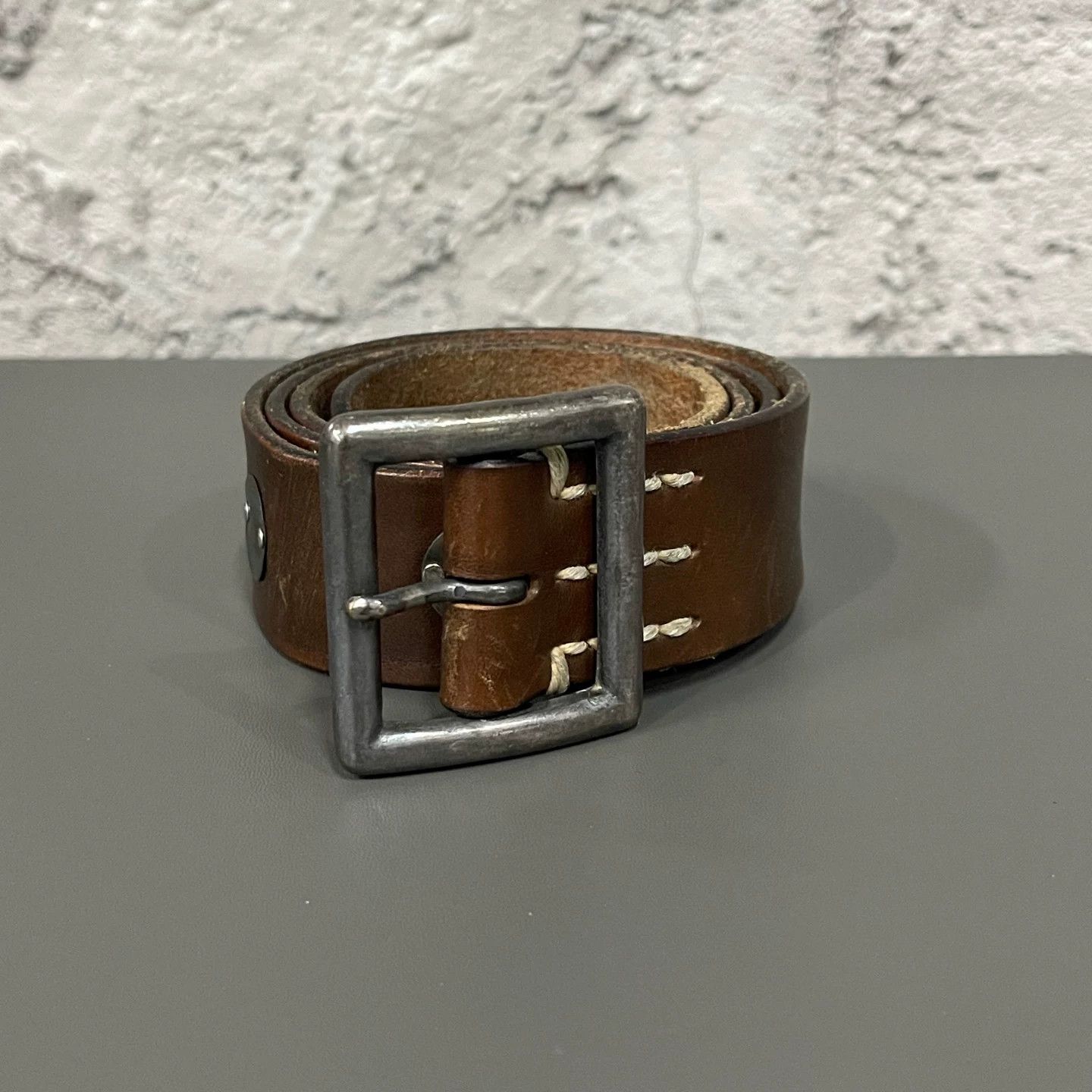 Visvim Visvim Studded Leather Belt Size 40 - 2 Thumbnail