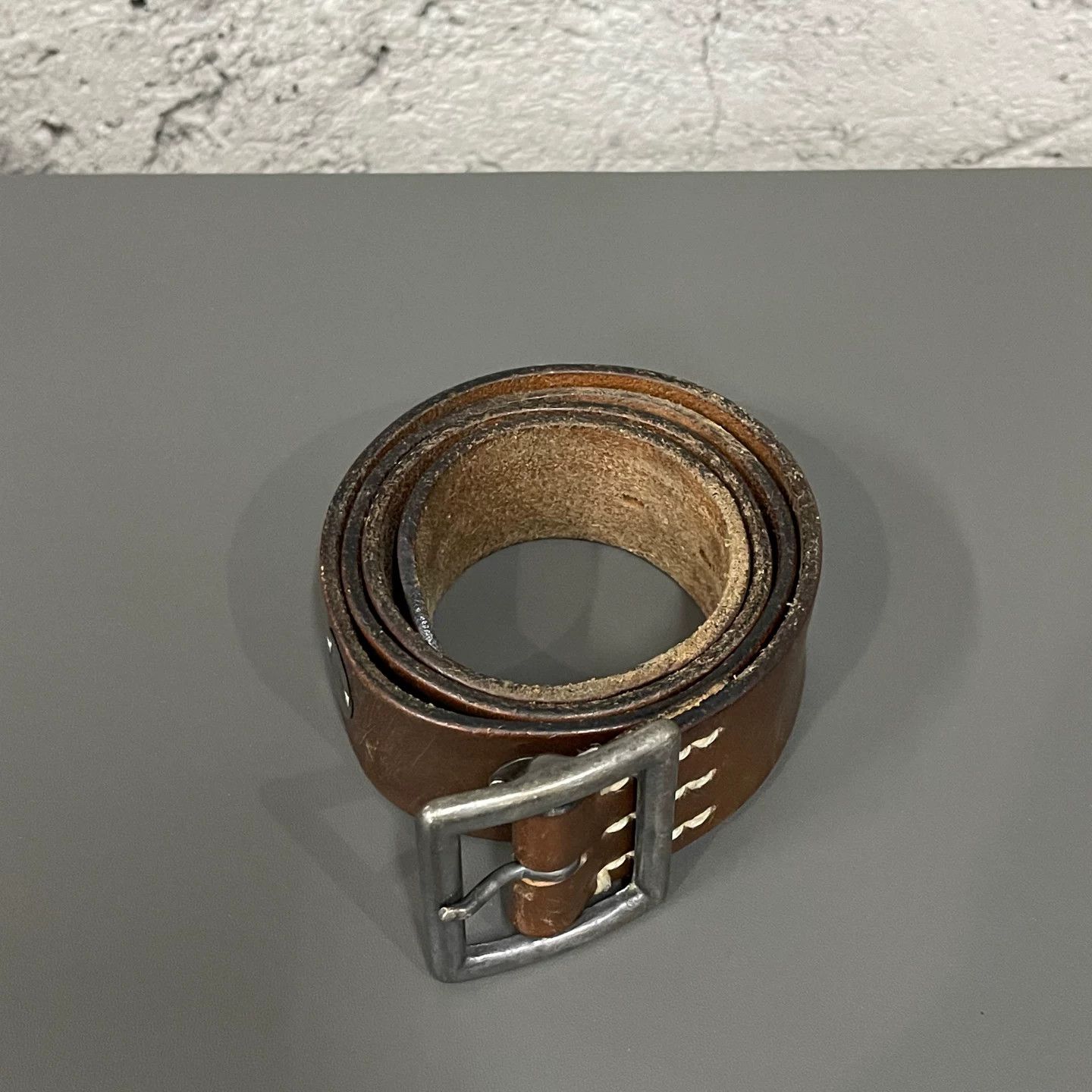 Visvim Visvim Studded Leather Belt Size 40 - 3 Thumbnail