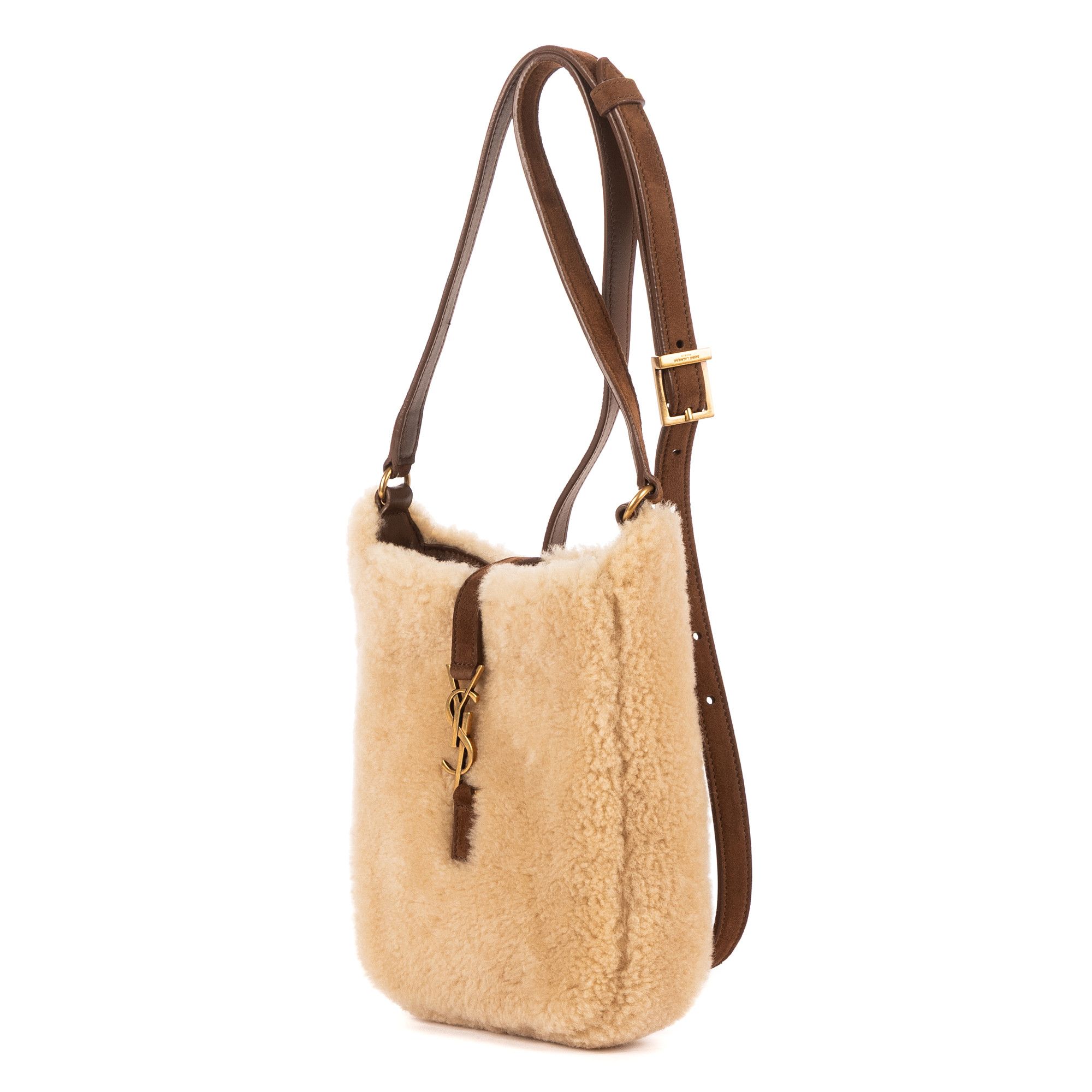 Yves Saint Laurent 5 à 7 Shearling Bucket Mini Size ONE SIZE - 2 Thumbnail