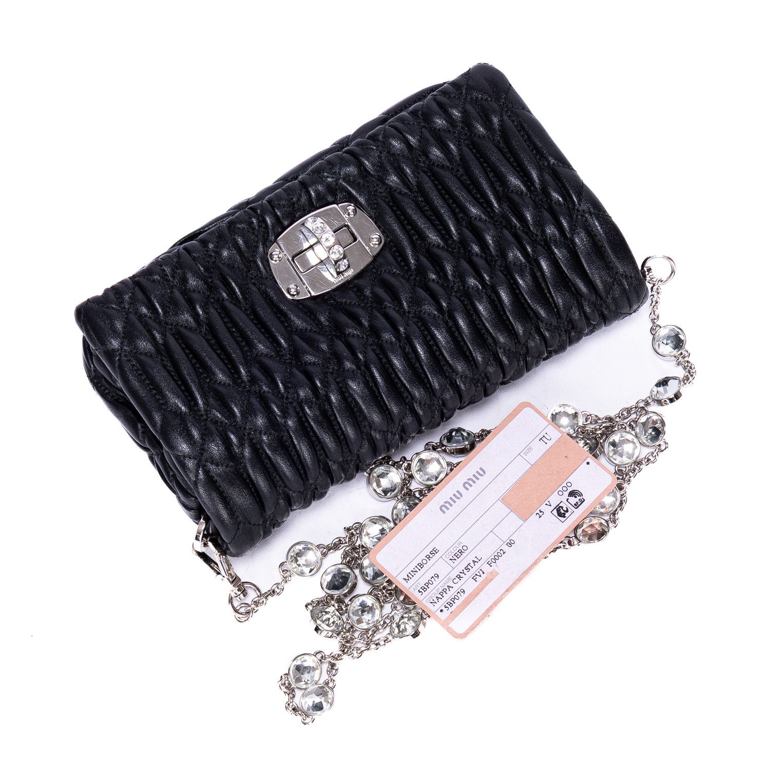 Miu Miu Crystal Cloqué Mini Size ONE SIZE - 12 Thumbnail