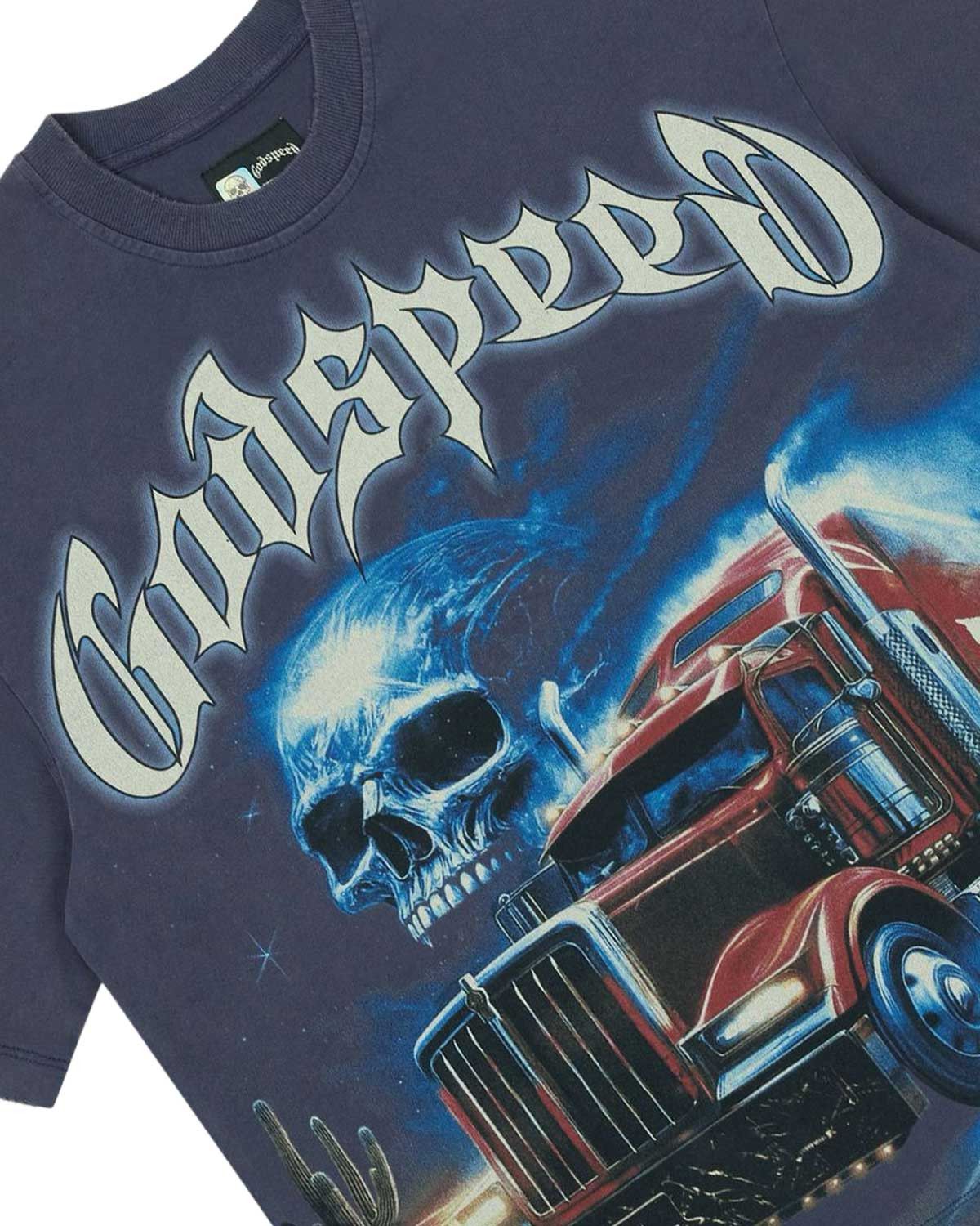 Godspeed Interstate Fate Tee Navy Size US L / EU 52-54 / 3 - 3 Thumbnail