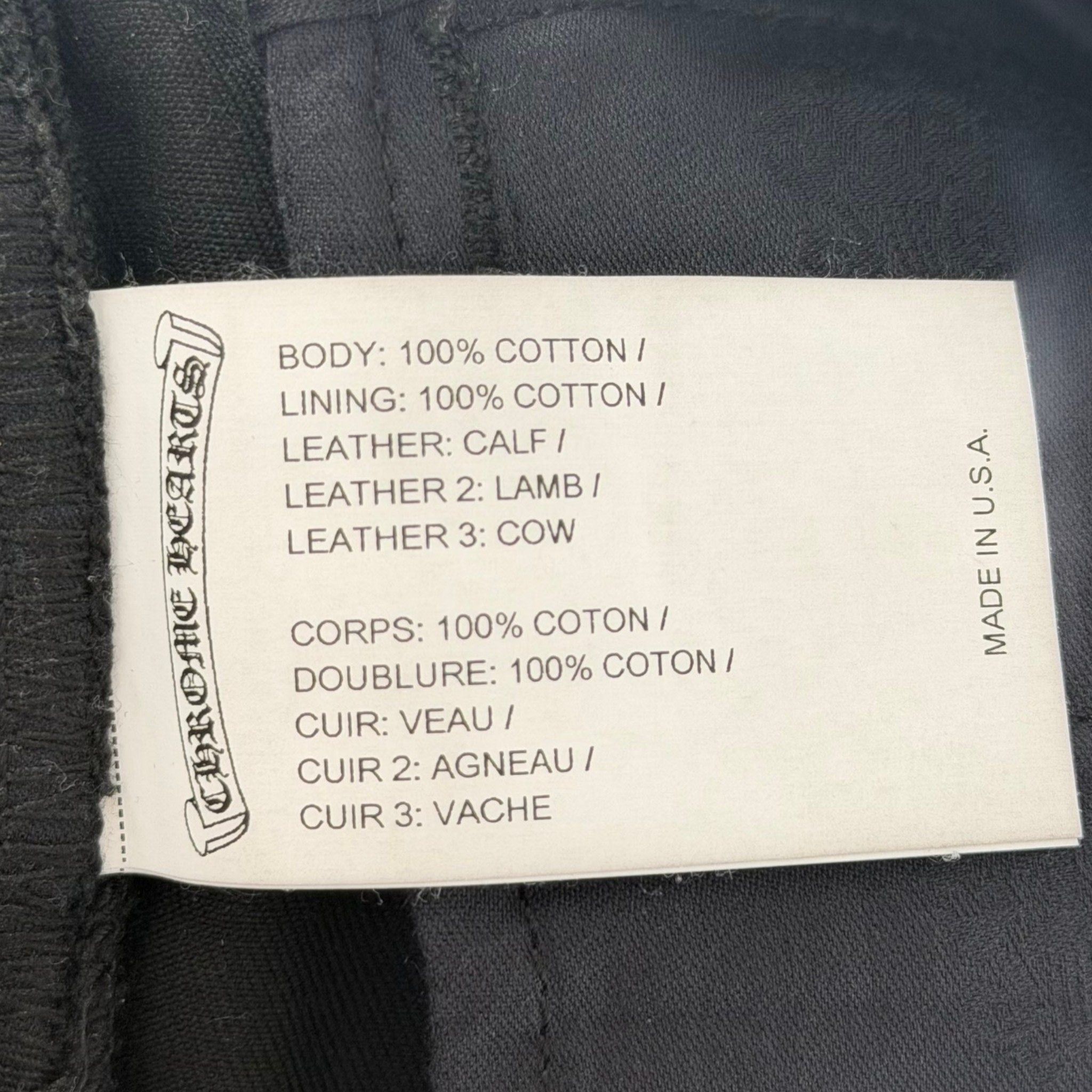 Chrome Hearts 40 Patch Chino Pant Black Size US 32 / EU 48 - 3 Thumbnail