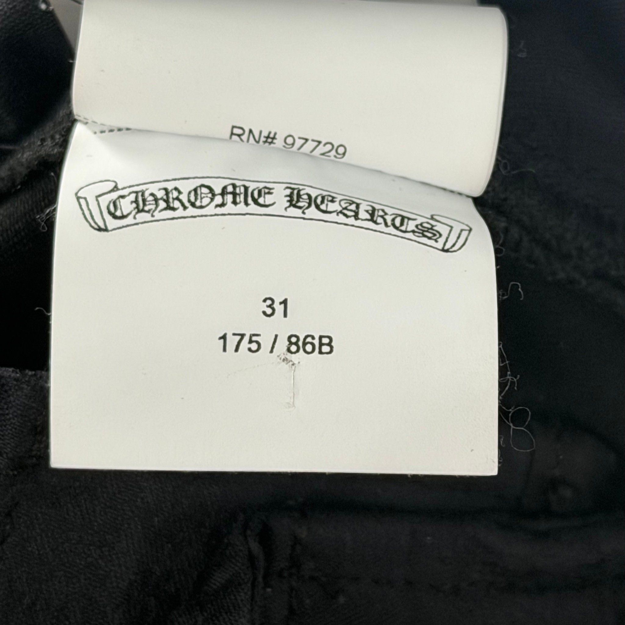 Chrome Hearts 40 Patch Chino Pant Black Size US 32 / EU 48 - 6 Thumbnail