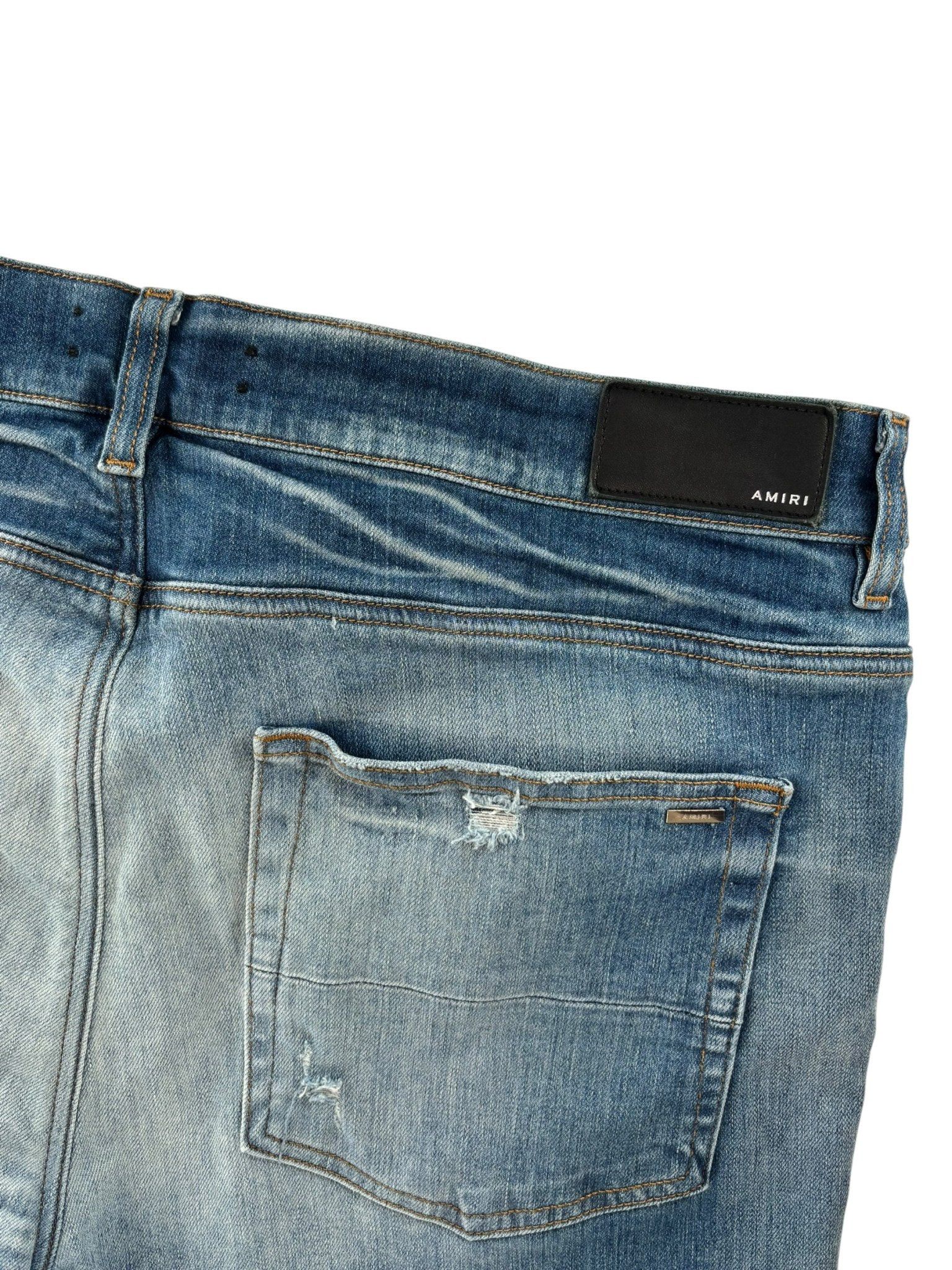 Amiri Stack Jeans Honeycomb Indigo Size US 38 / EU 54 - 5 Thumbnail
