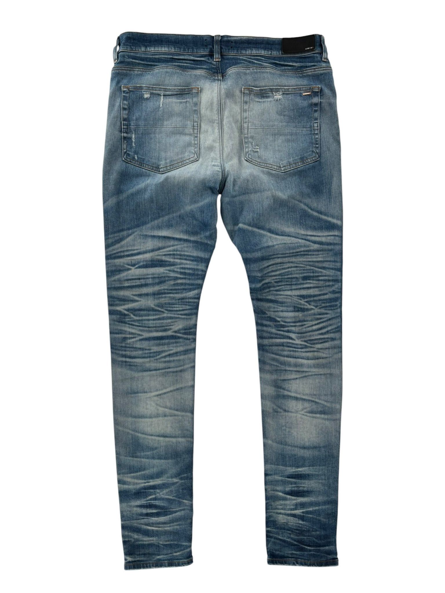Amiri Stack Jeans Honeycomb Indigo Size US 38 / EU 54 - 4 Thumbnail