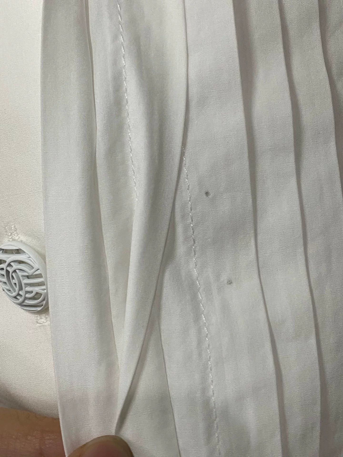 Chanel Chanel Pleated Button Up Shirt Size 42 Size M / US 6-8 / IT 42-44 - 6 Thumbnail