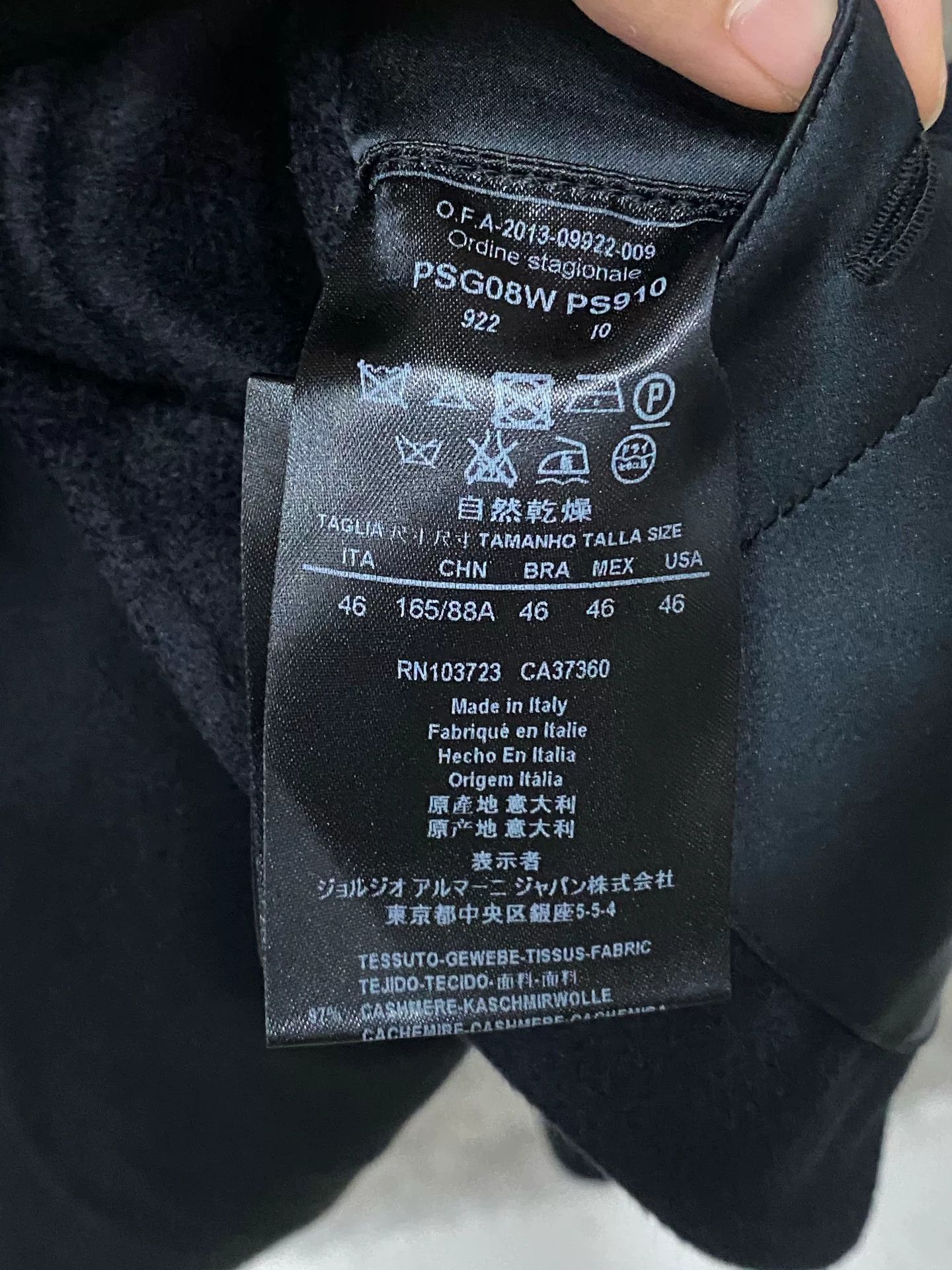 Giorgio Armani Giorgio Armani Cashmere Blend Blazer Size 36R Size 36R - 7 Thumbnail