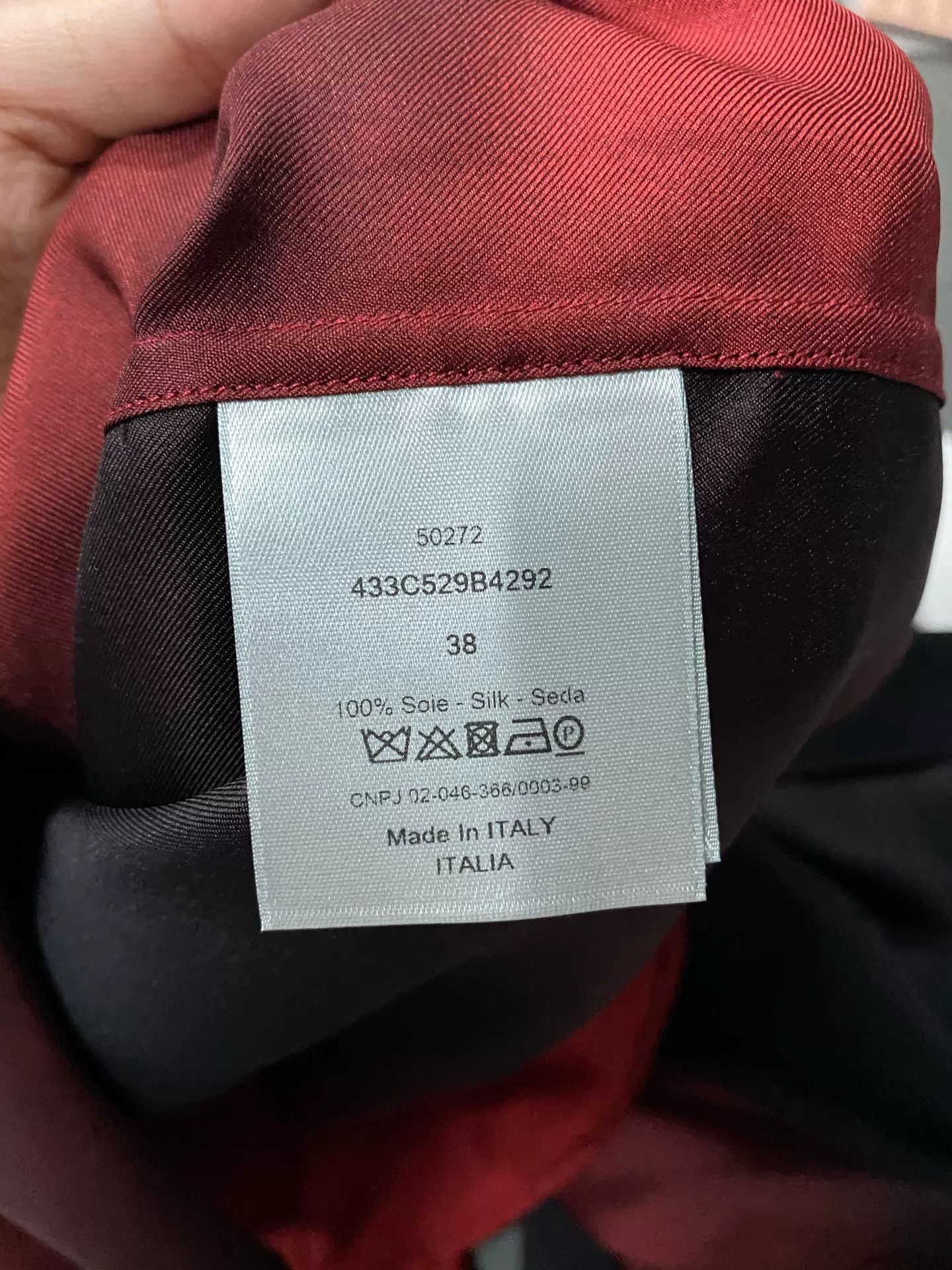 Dior Dior Gradient Silk Bee Shirt Size S Size US S / EU 44-46 / 1 - 8 Thumbnail