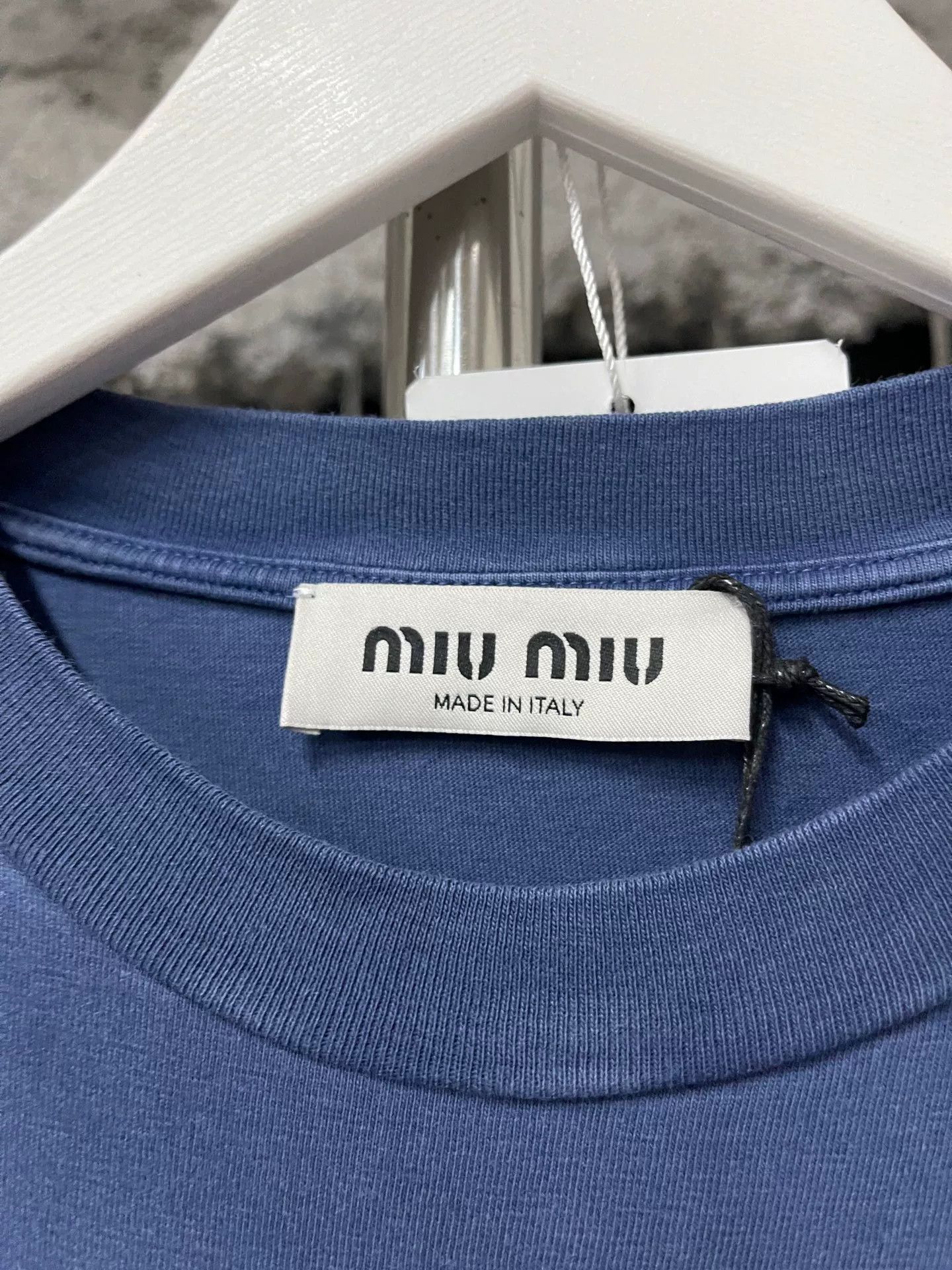 Miu Miu Miu Miu Logo Pocket Long Sleeve T-Shirt Size S Size S / US 4 / IT 40 - 7 Thumbnail