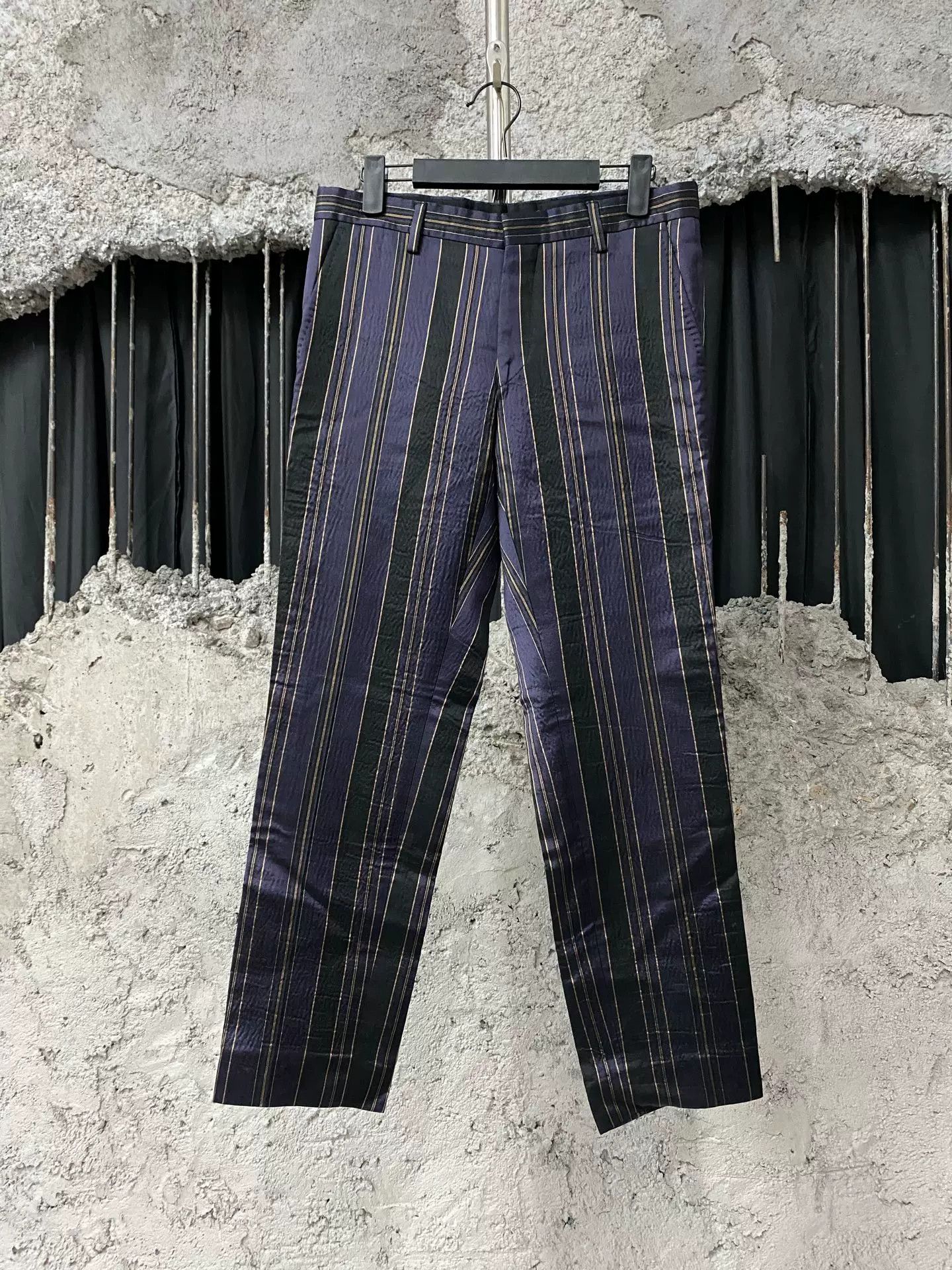 Dries Van Noten Dries Van Noten Striped Casual Pants Size 28 Size US 28 / EU 44 - 2 Thumbnail