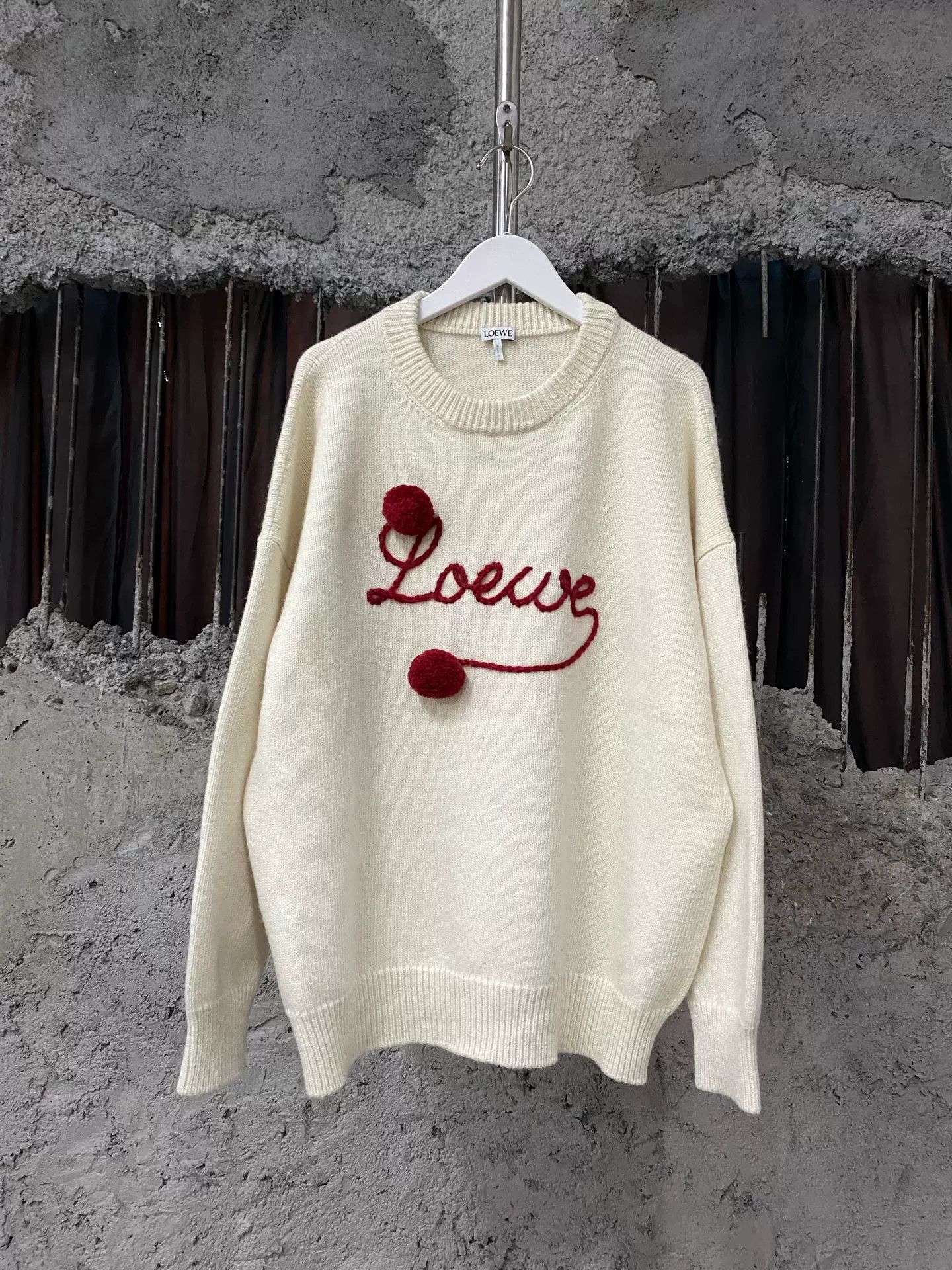 Loewe Loewe Pom-Pom Wool Sweater Size L Size L / US 10 / IT 46 - 2 Thumbnail