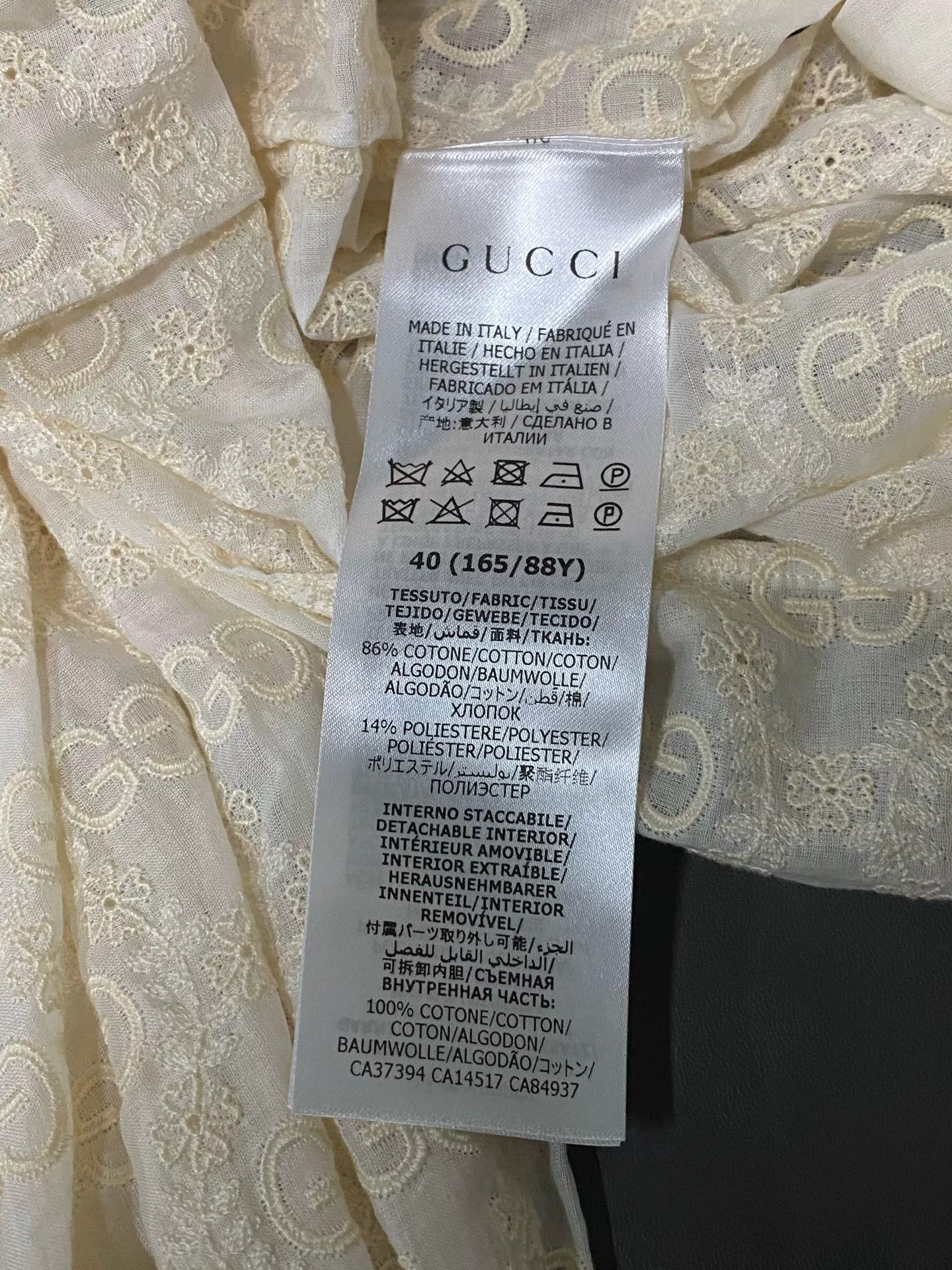 Gucci Gucci Monogram Lace Mini Dress Size 40 Size S / US 4 / IT 40 - 9 Thumbnail