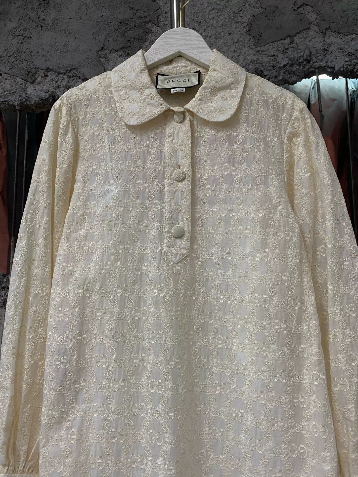 Gucci Gucci Monogram Lace Mini Dress Size 40 Size S / US 4 / IT 40 - 4 Thumbnail