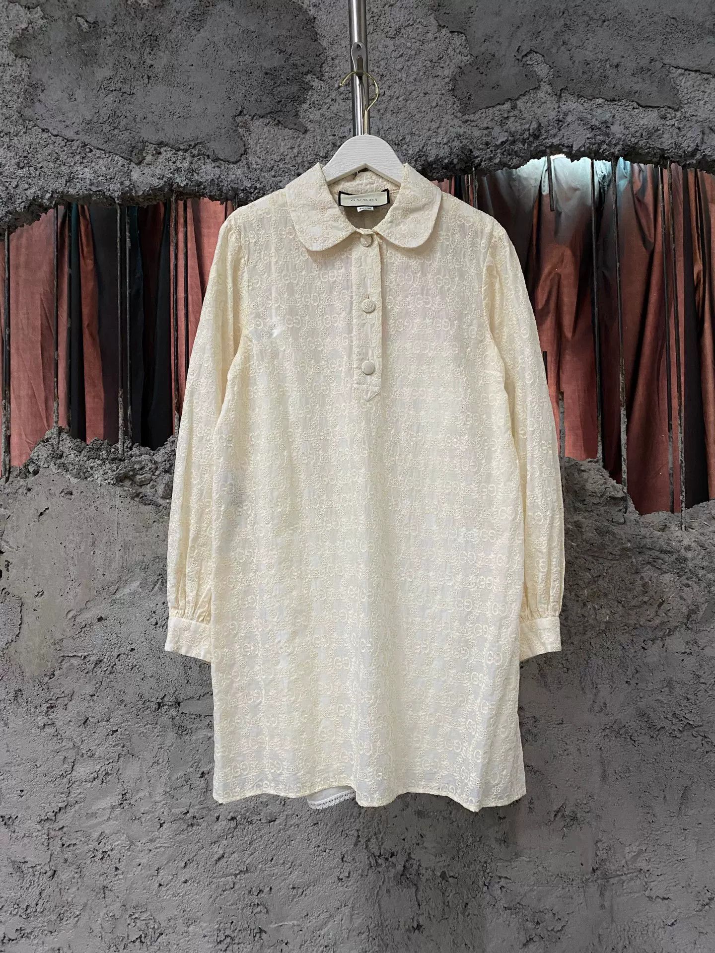 Gucci Gucci Monogram Lace Mini Dress Size 40 Size S / US 4 / IT 40 - 2 Thumbnail