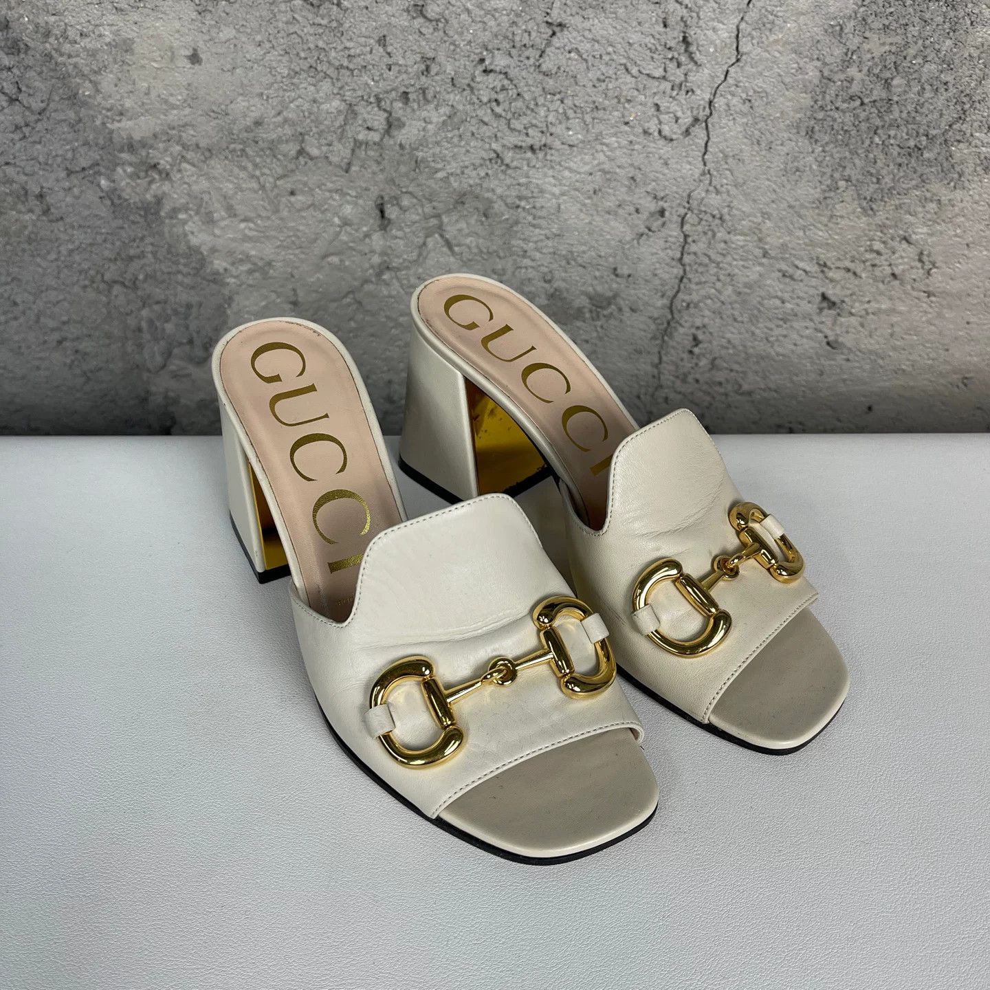 Gucci Gucci Horsebit Block Heel Mules Size 37 Size US 7 / IT 37 - 2 Thumbnail