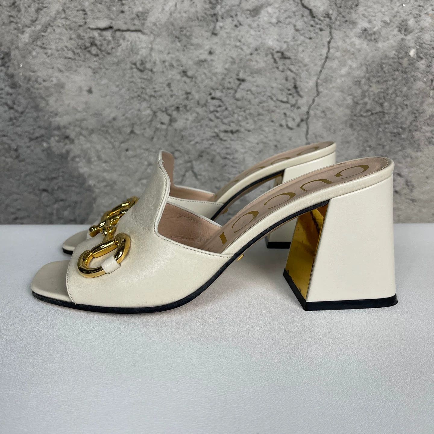 Gucci Gucci Horsebit Block Heel Mules Size 37 Size US 7 / IT 37 - 4 Thumbnail