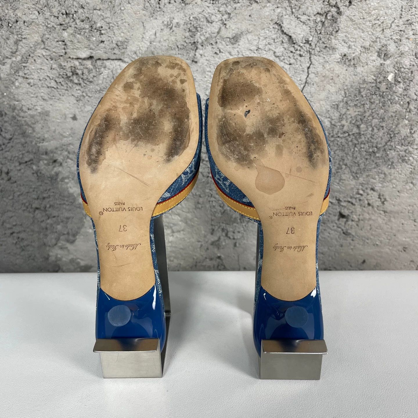 Louis Vuitton Louis Vuitton Monogram Denim Mules Size 37 Size US 7 / IT 37 - 9 Thumbnail