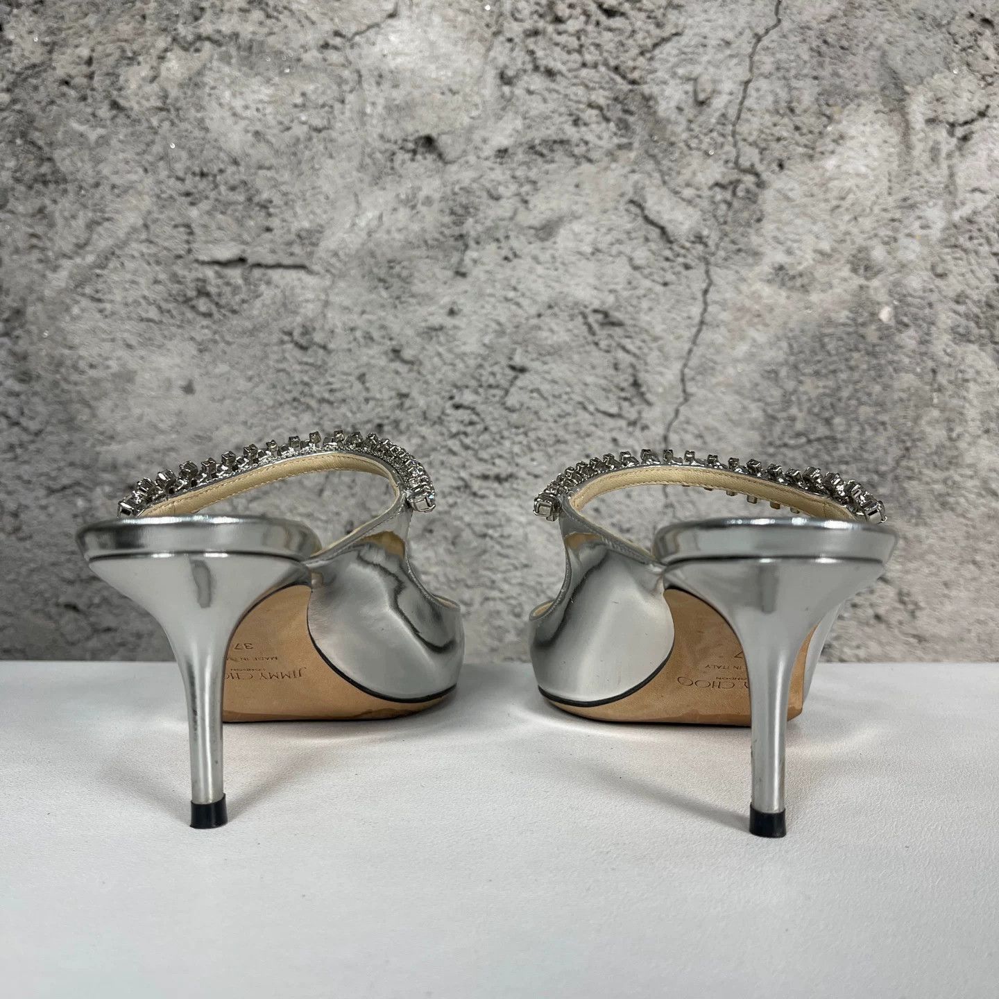 Jimmy Choo Jimmy Choo Crystal Embellished Mules Size 37 Size US 7 / IT 37 - 5 Thumbnail
