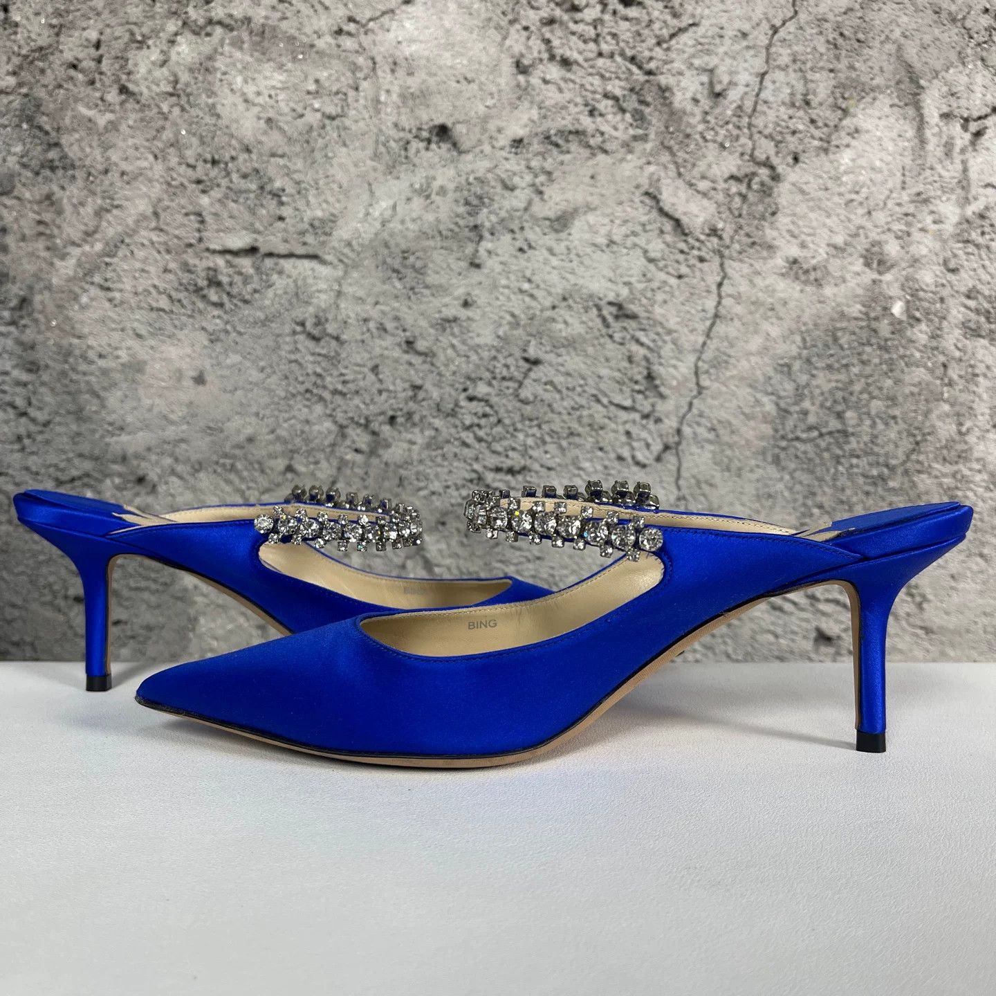 Jimmy Choo Jimmy Choo Bing Crystal Mules Size 37 Size US 7 / IT 37 - 7 Thumbnail