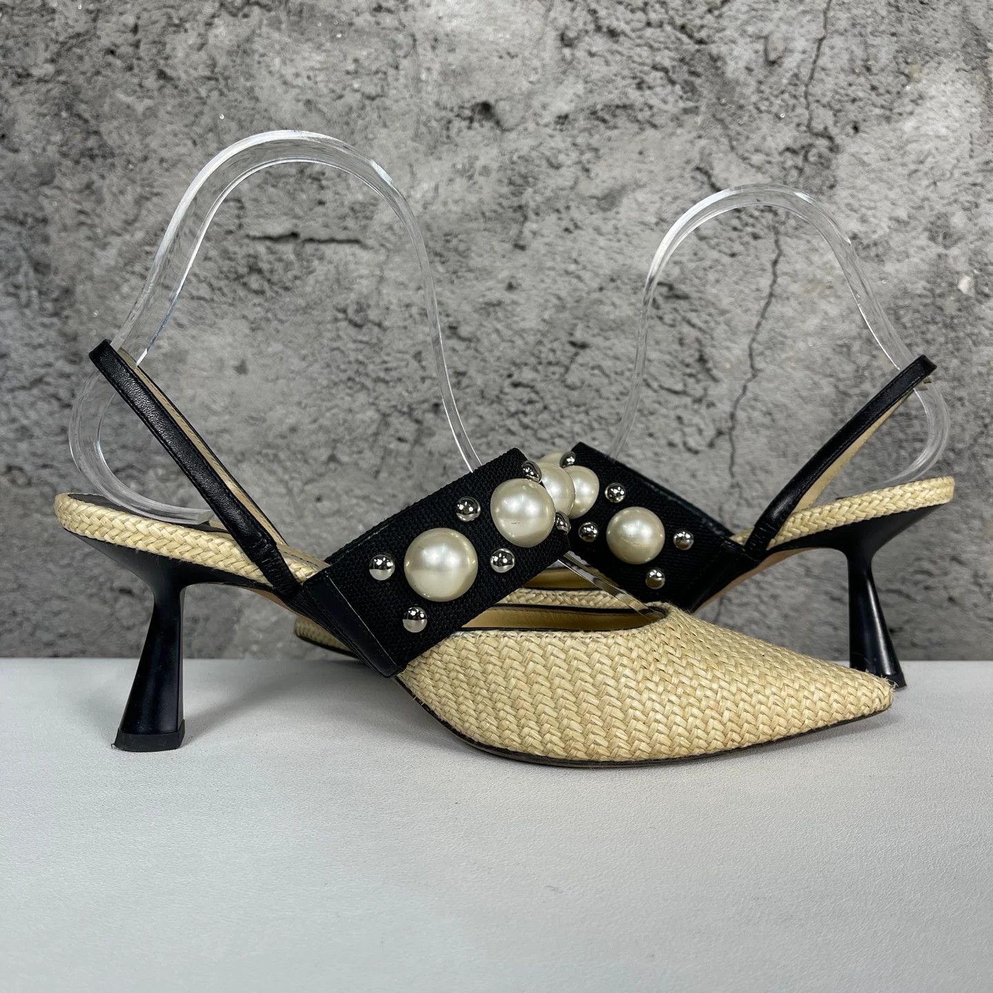 Jimmy Choo Jimmy Choo Pearl Embellished Heels Size 37 Size US 7 / IT 37 - 6 Thumbnail