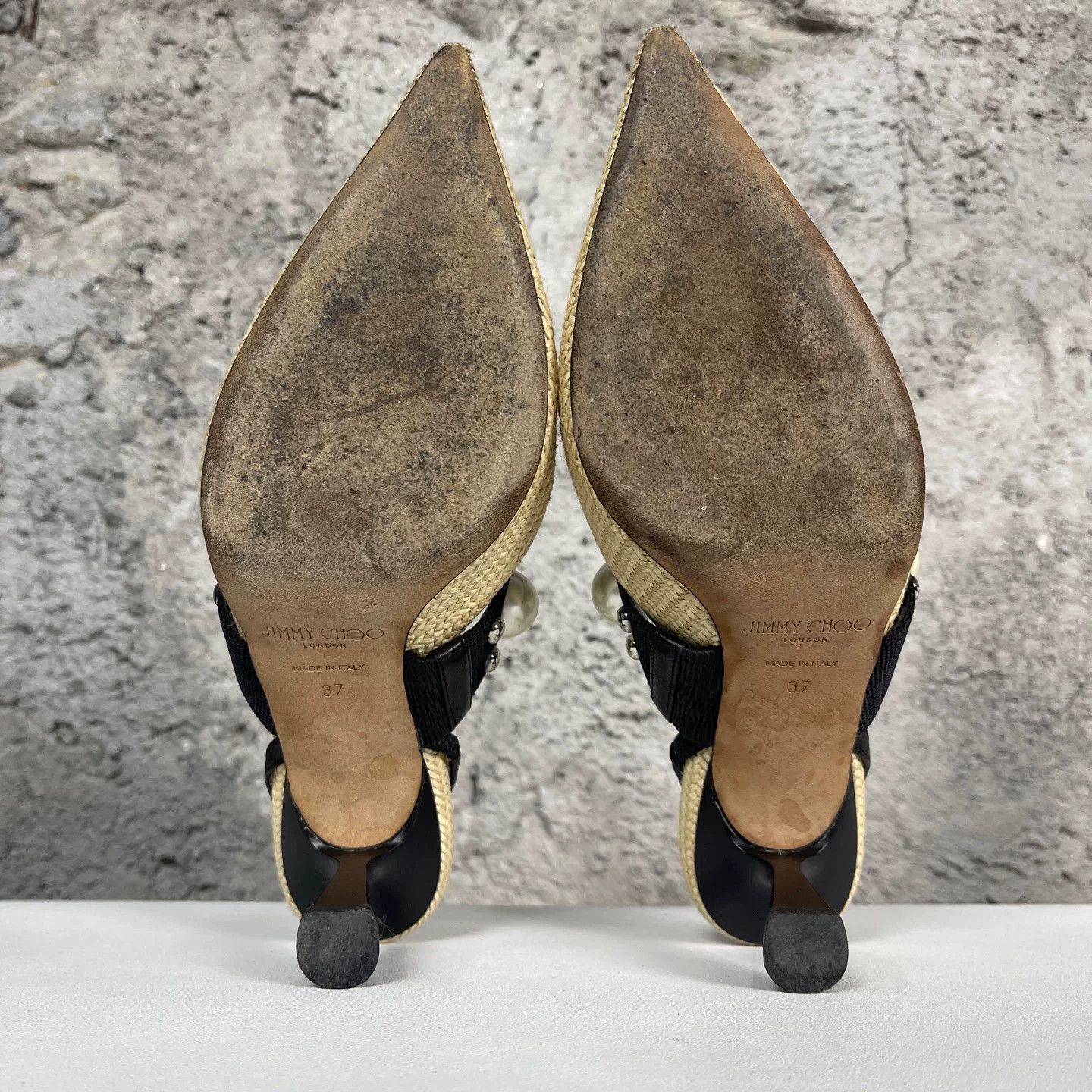 Jimmy Choo Jimmy Choo Pearl Embellished Heels Size 37 Size US 7 / IT 37 - 9 Thumbnail