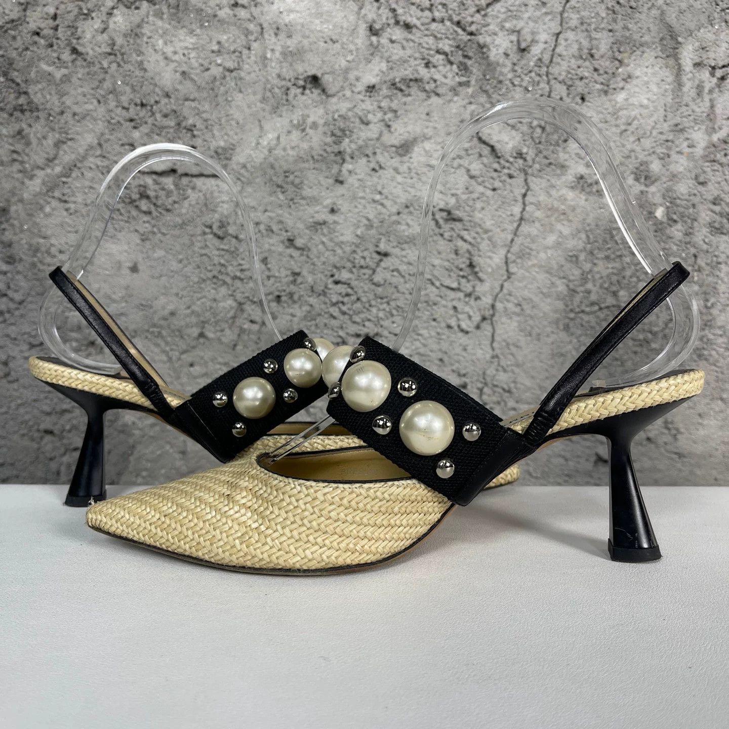 Jimmy Choo Jimmy Choo Pearl Embellished Heels Size 37 Size US 7 / IT 37 - 7 Thumbnail