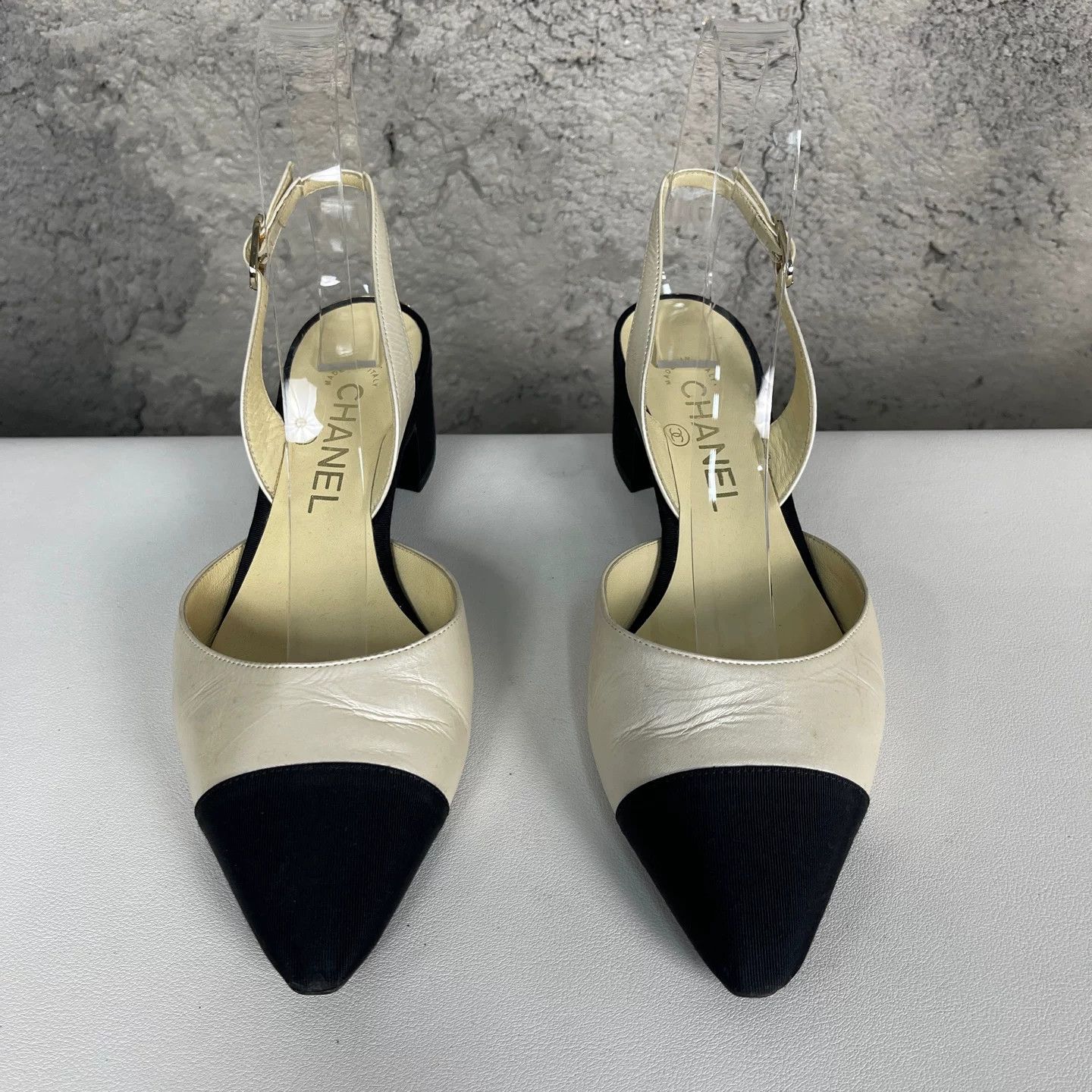 Chanel Chanel Cap-Toe Slingback Heels Size 36.5 Size US 6.5 / IT 36.5 - 8 Thumbnail