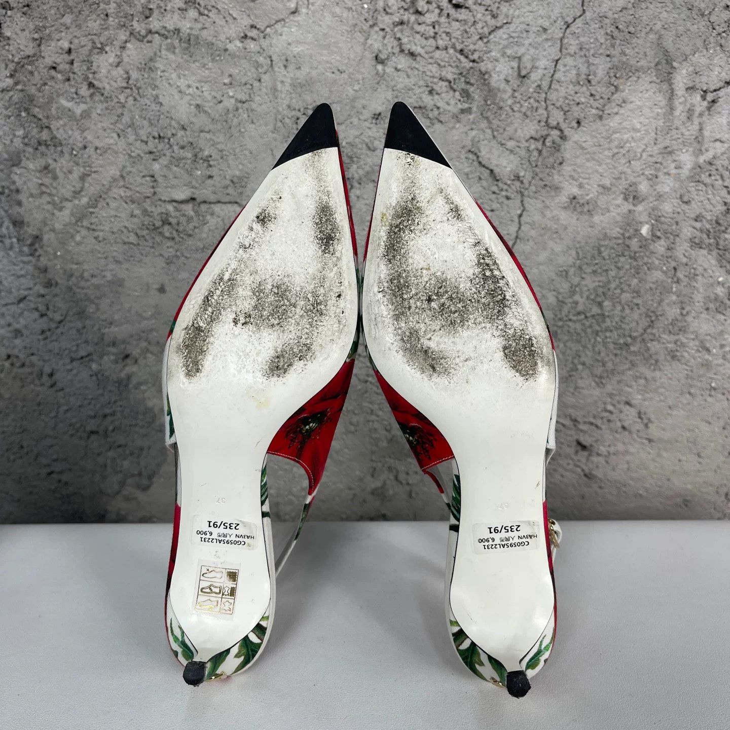 Dolce & Gabbana Dolce & Gabbana Floral Slingback Heels Size 37 Size US 7 / IT 37 - 9 Thumbnail