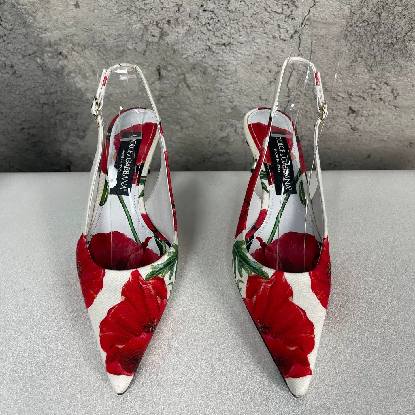 Dolce & Gabbana Dolce & Gabbana Floral Slingback Heels Size 37 Size US 7 / IT 37 - 8 Thumbnail