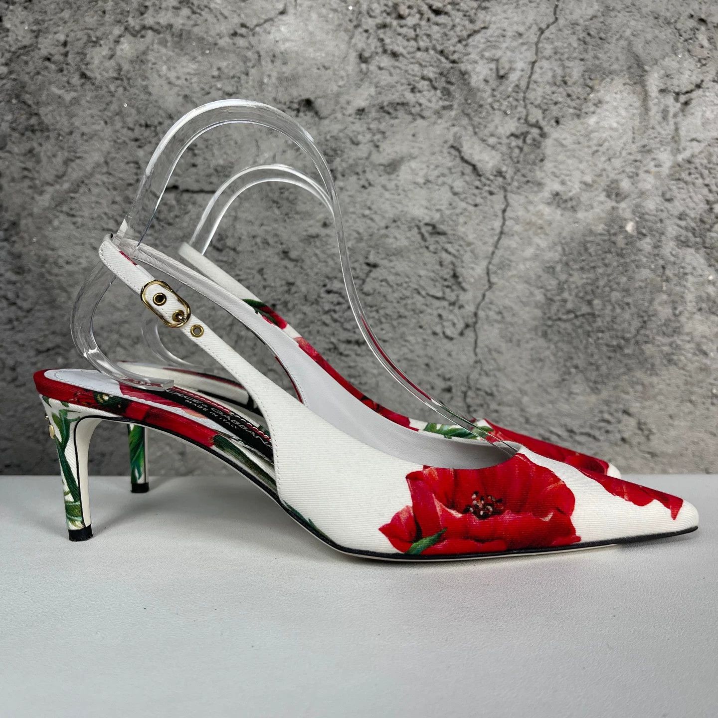 Dolce & Gabbana Dolce & Gabbana Floral Slingback Heels Size 37 Size US 7 / IT 37 - 3 Thumbnail