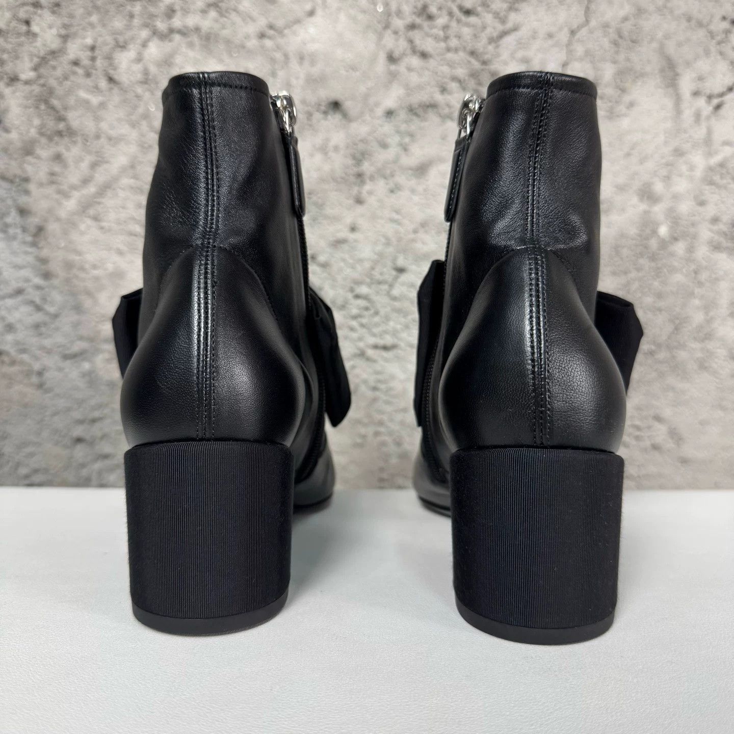 Chanel Chanel Camellia Leather Ankle Boots Size 36.5 Size US 6.5 / IT 36.5 - 5 Thumbnail