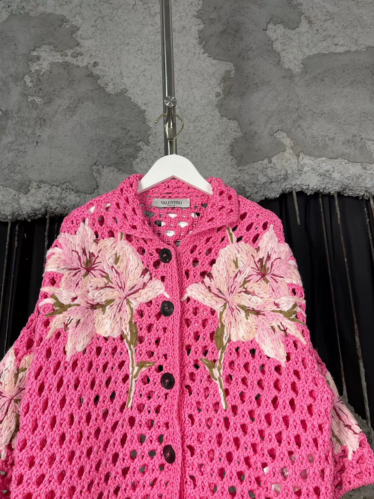 Valentino Valentino Floral Crochet Jacket Size XS Size XS / US 0-2 / IT 36-38 - 4 Thumbnail