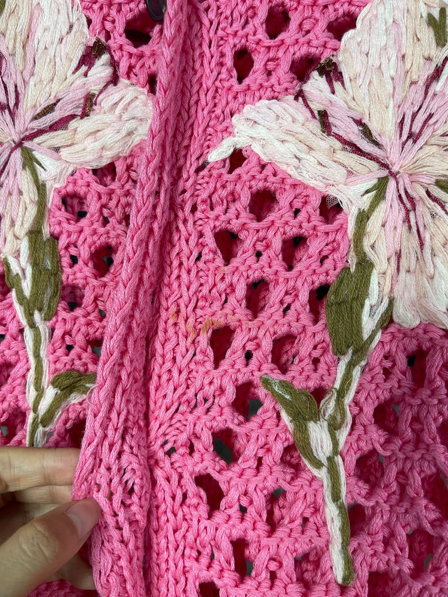 Valentino Valentino Floral Crochet Jacket Size XS Size XS / US 0-2 / IT 36-38 - 7 Thumbnail