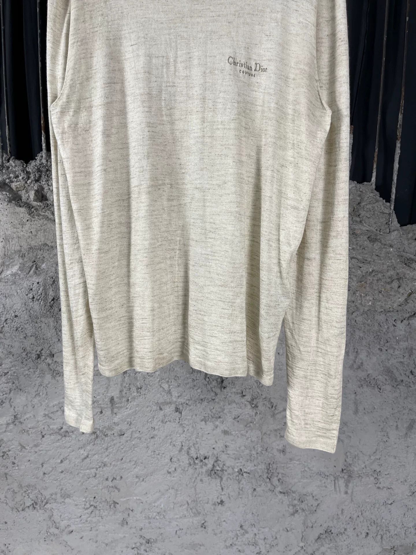 Dior Dior Christian Dior Couture Long Sleeve Tee Size L Size US L / EU 52-54 / 3 - 5 Thumbnail