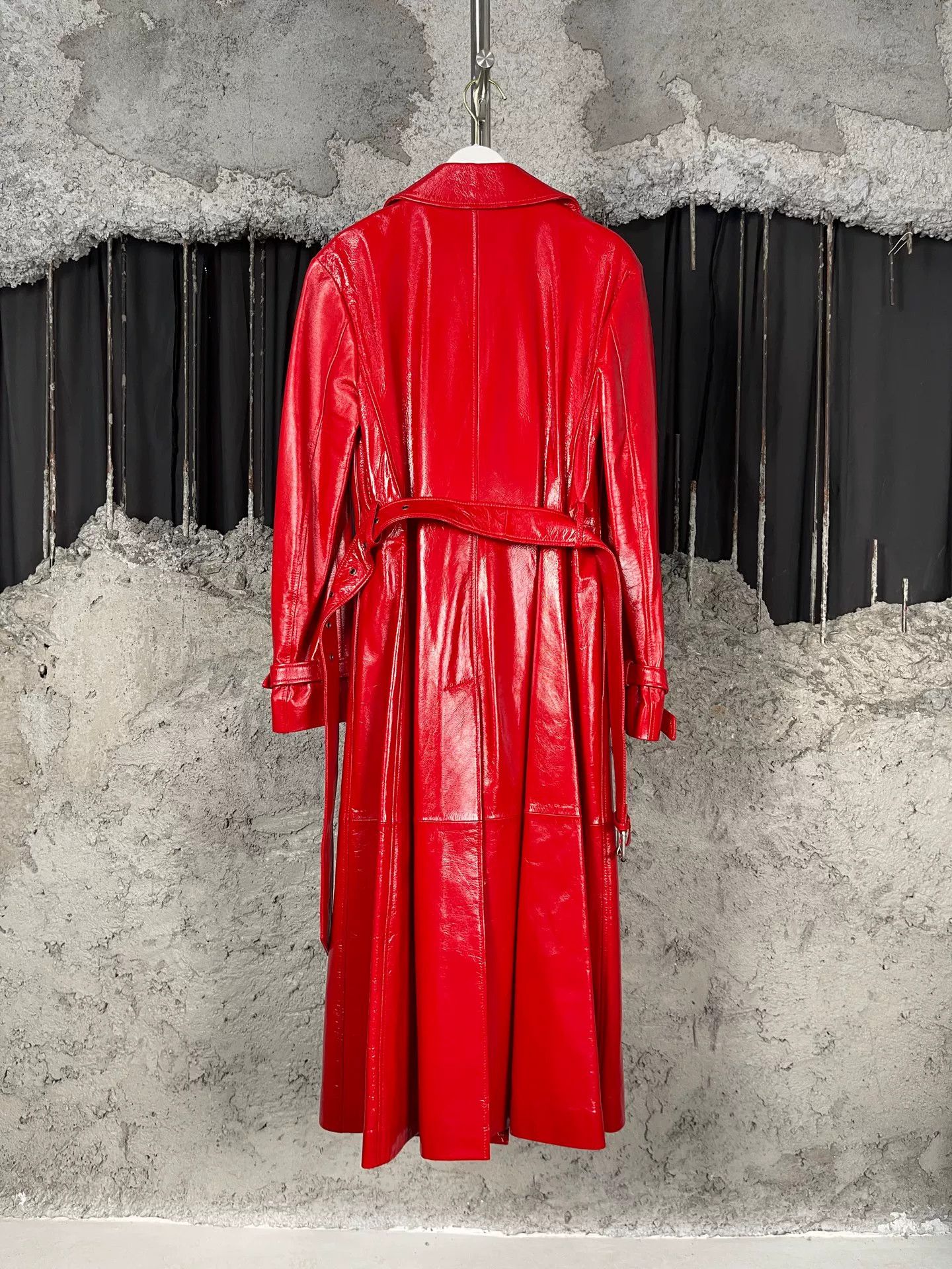 Dior Dior Red Leather Bee Embroidered Coat Size 34 Size XS / US 0-2 / IT 36-38 - 3 Thumbnail