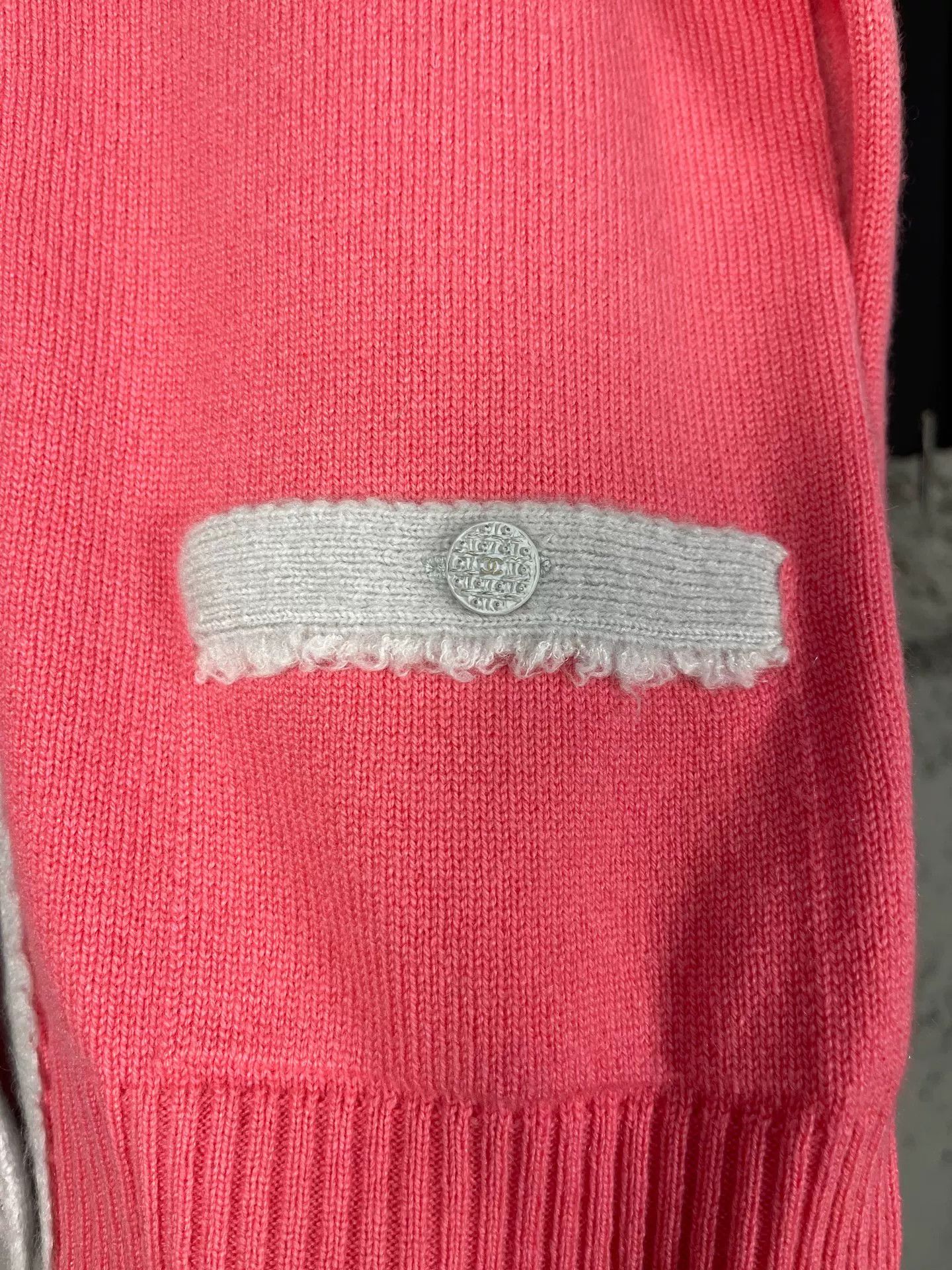 Chanel Chanel Pink Knit Cardigan Size 34 Size XS / US 0-2 / IT 36-38 - 6 Thumbnail