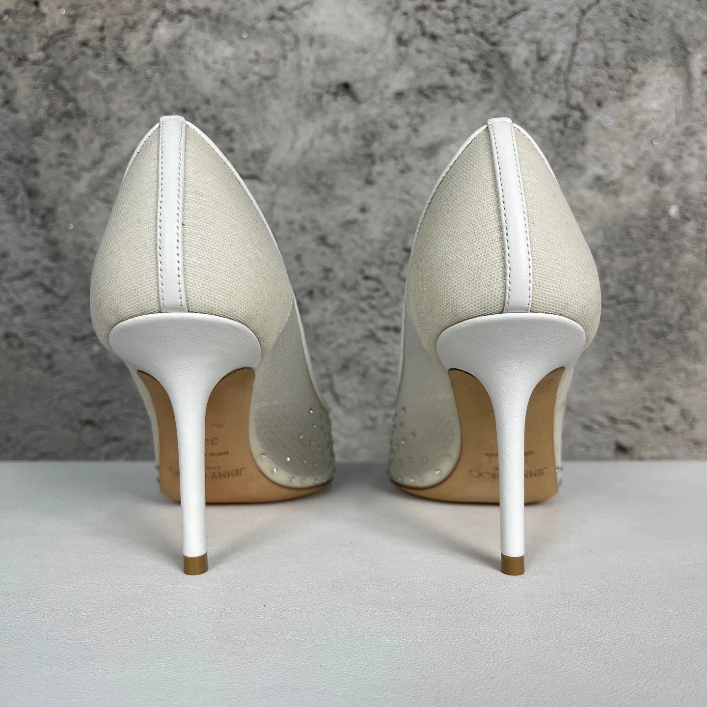 Jimmy Choo Jimmy Choo Crystal Mesh Pumps Size 36.5 Size US 6.5 / IT 36.5 - 5 Thumbnail