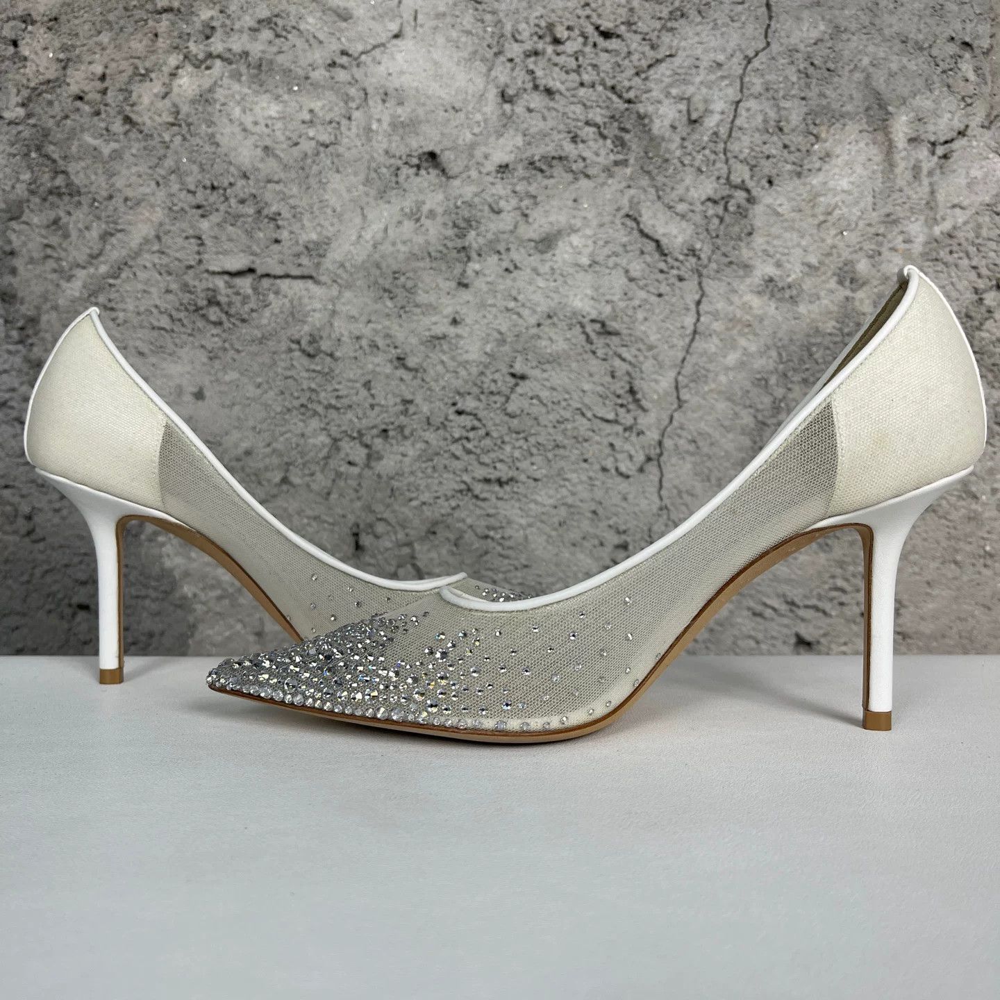 Jimmy Choo Jimmy Choo Crystal Mesh Pumps Size 36.5 Size US 6.5 / IT 36.5 - 7 Thumbnail