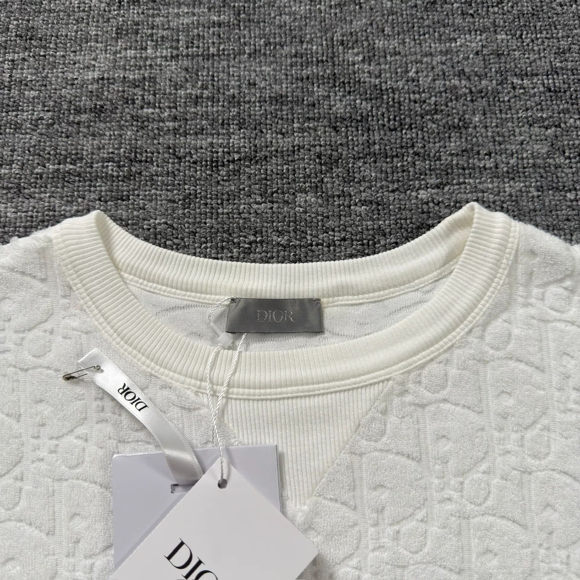 Dior Dior Towel Logo Short Sleeve T-Shirt Size XXS Size US XXS / EU 40 - 3 Thumbnail