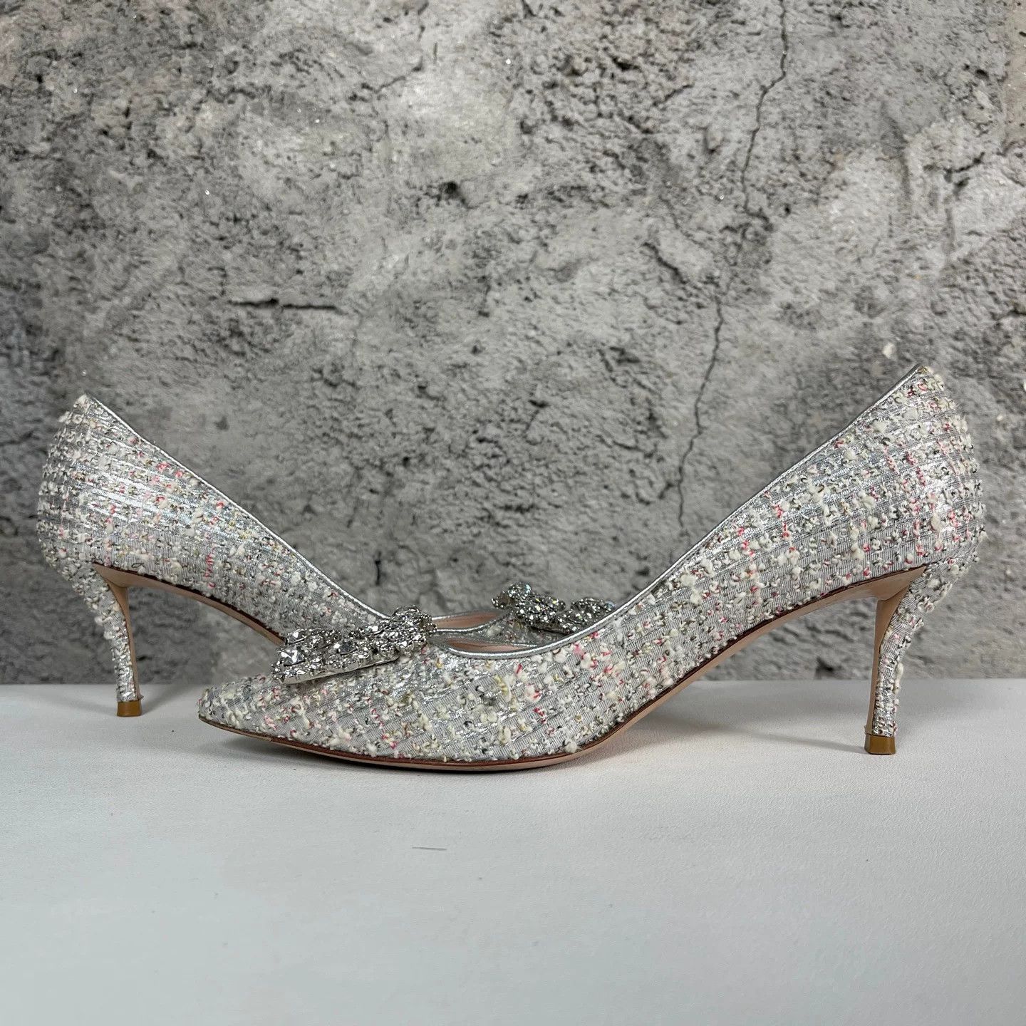 Roger Vivier Roger Vivier Crystal Buckle Heels Size 36.5 Size US 6.5 / IT 36.5 - 7 Thumbnail