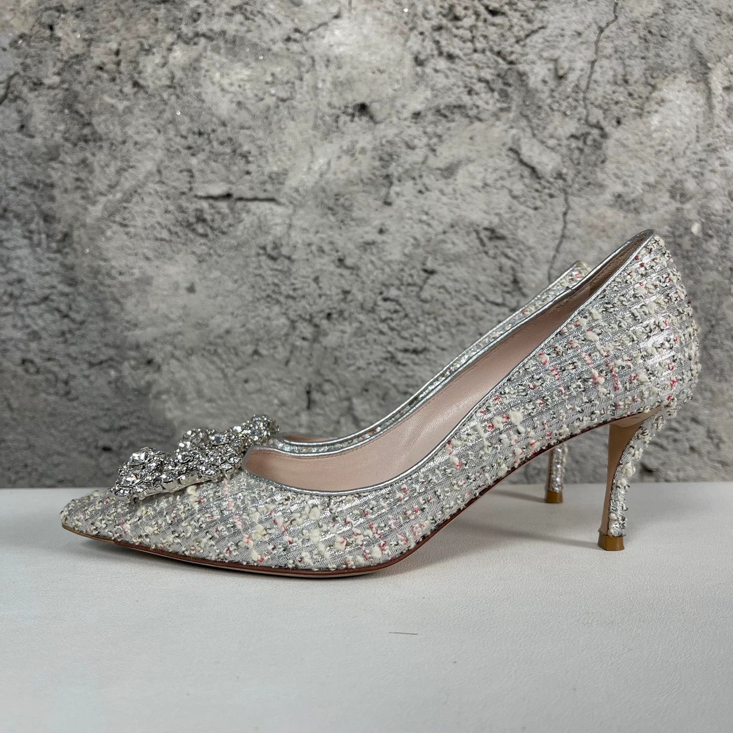 Roger Vivier Roger Vivier Crystal Buckle Heels Size 36.5 Size US 6.5 / IT 36.5 - 4 Thumbnail