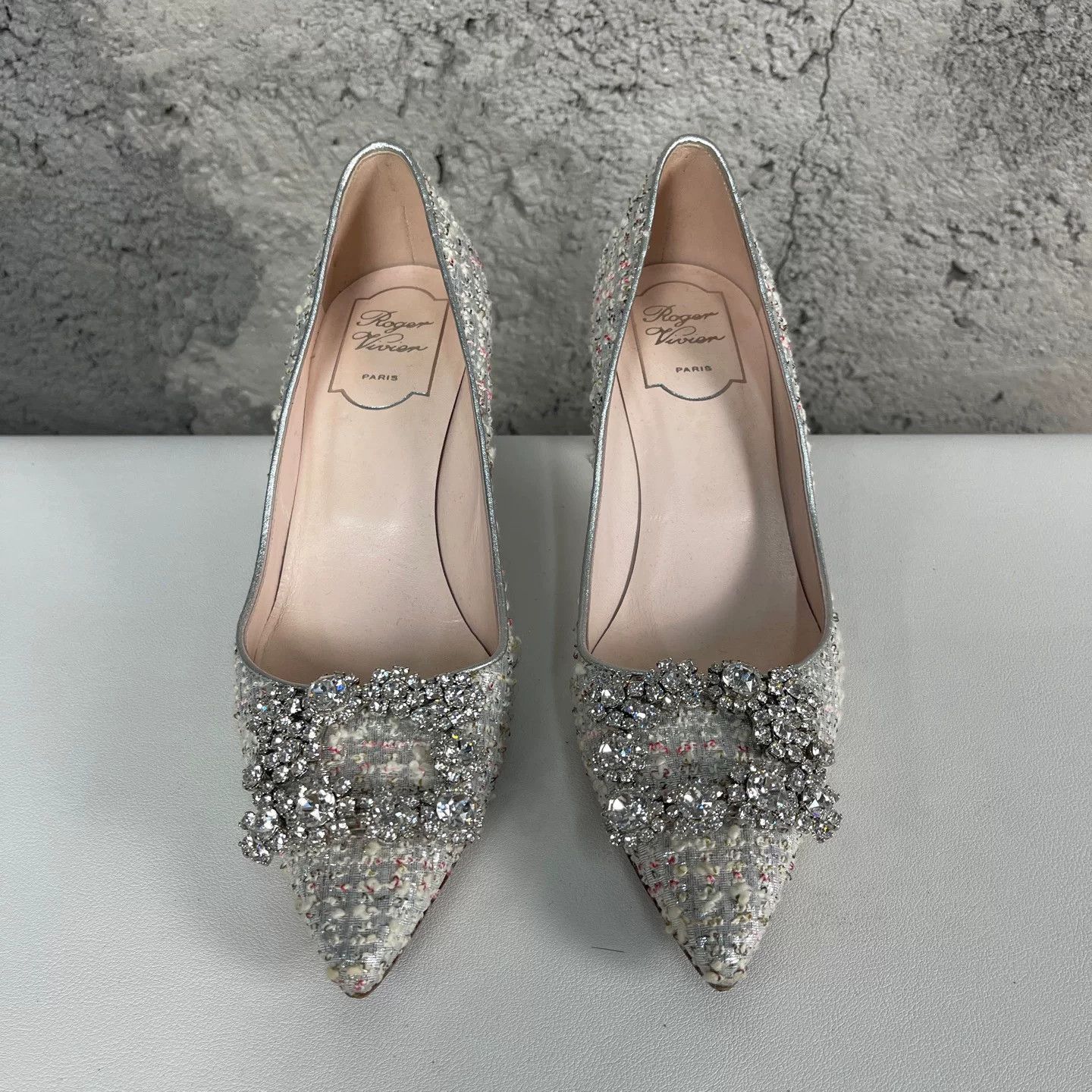 Roger Vivier Roger Vivier Crystal Buckle Heels Size 36.5 Size US 6.5 / IT 36.5 - 8 Thumbnail