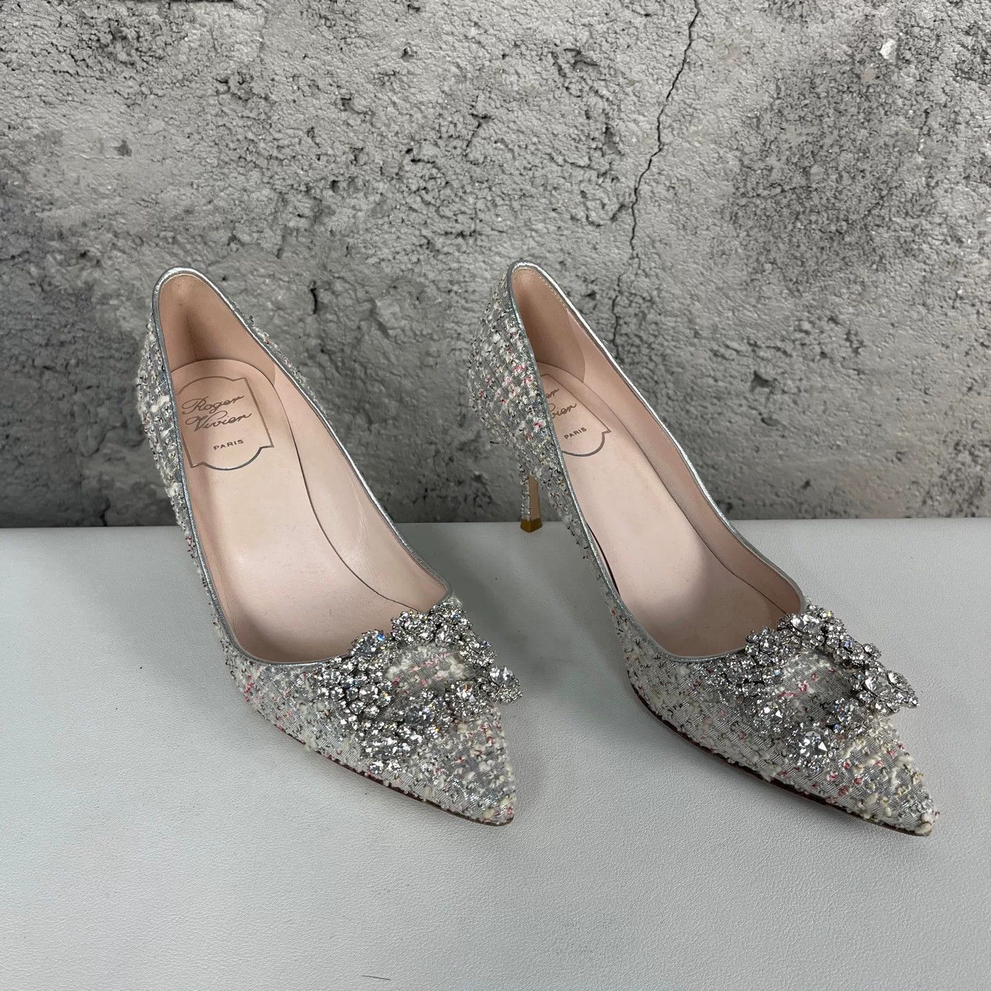 Roger Vivier Roger Vivier Crystal Buckle Heels Size 36.5 Size US 6.5 / IT 36.5 - 2 Thumbnail