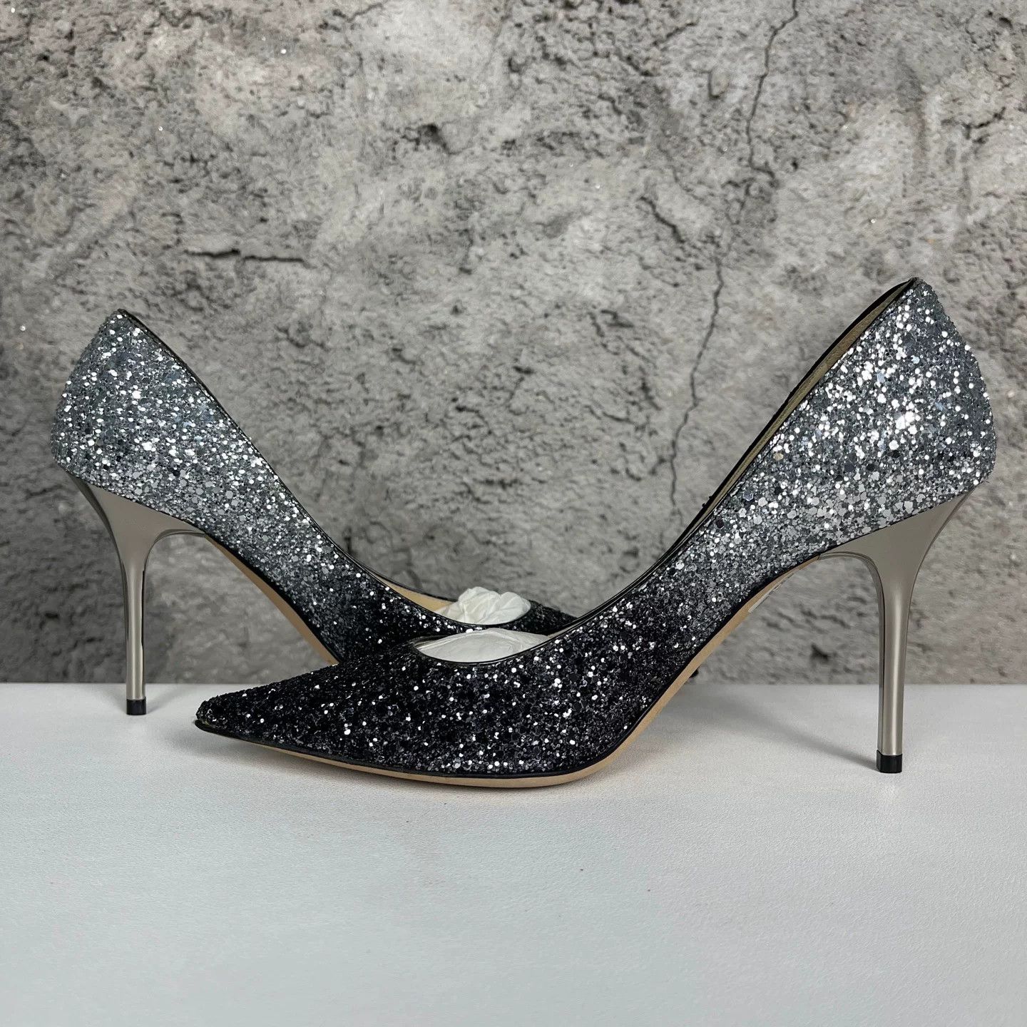 Jimmy Choo Jimmy Choo Glitter Ombre Heels Size 36 Size US 6 / IT 36 - 7 Thumbnail