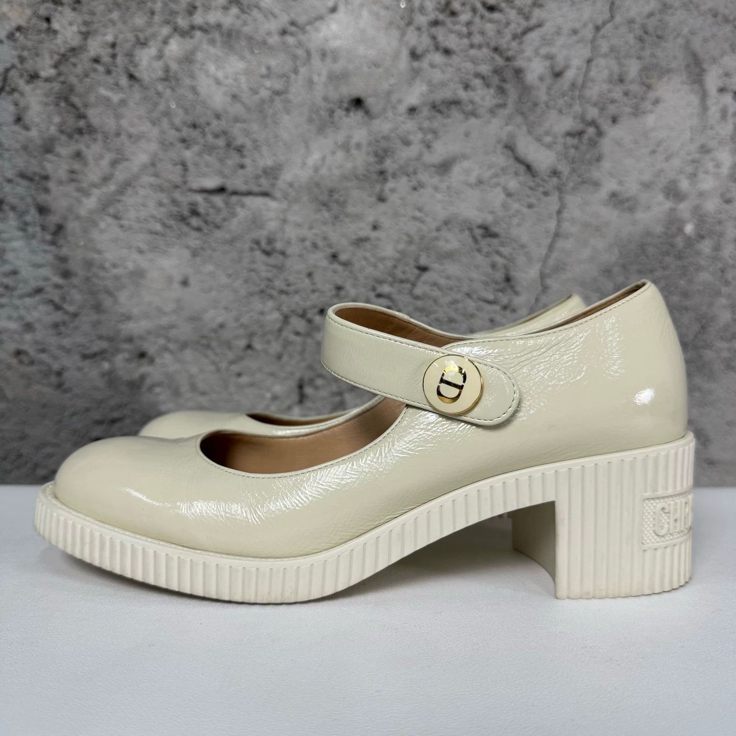 Dior Dior CD Logo Mary Jane Heels Size 36.5 Size US 6.5 / IT 36.5 - 4 Thumbnail