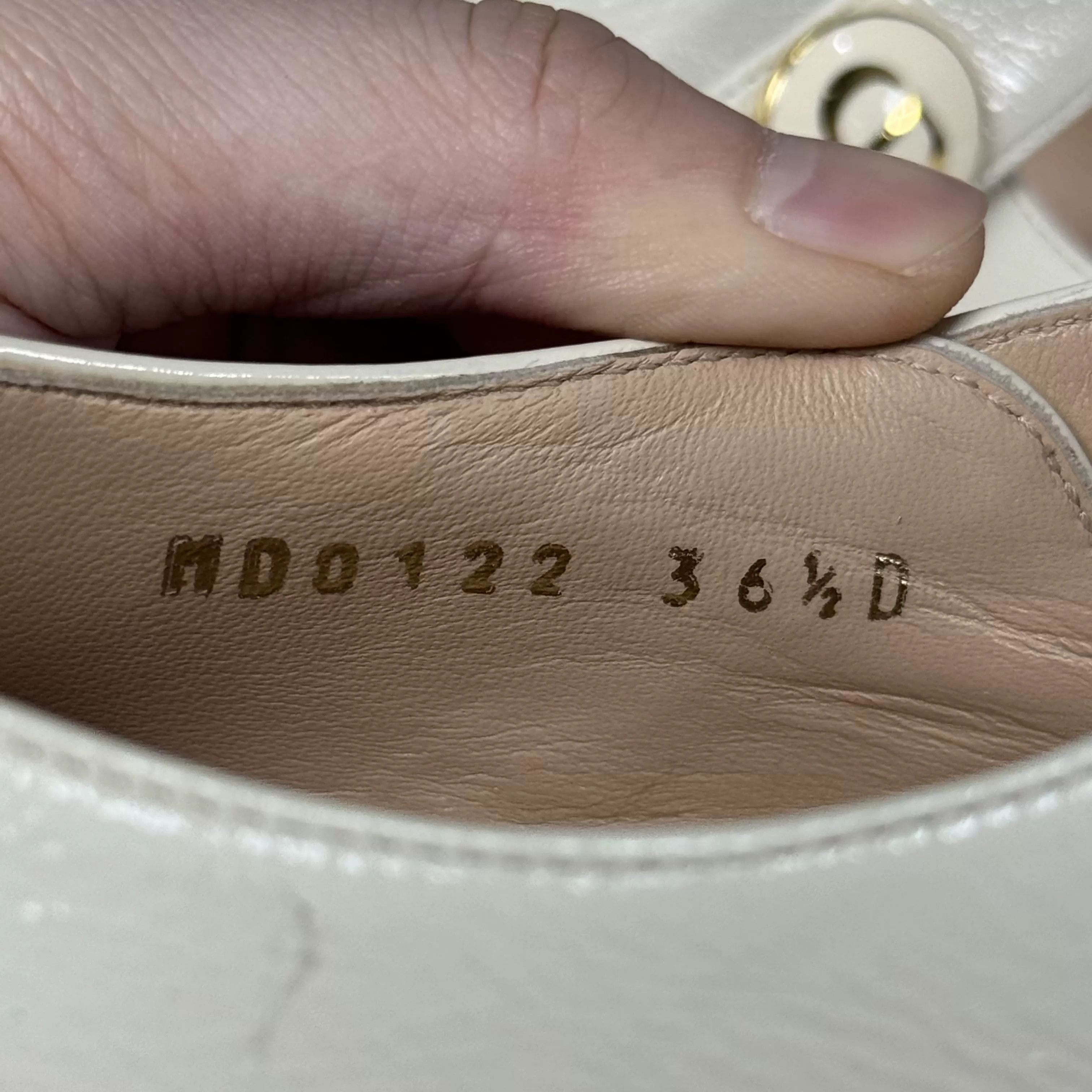 Dior Dior CD Logo Mary Jane Heels Size 36.5 Size US 6.5 / IT 36.5 - 10 Thumbnail